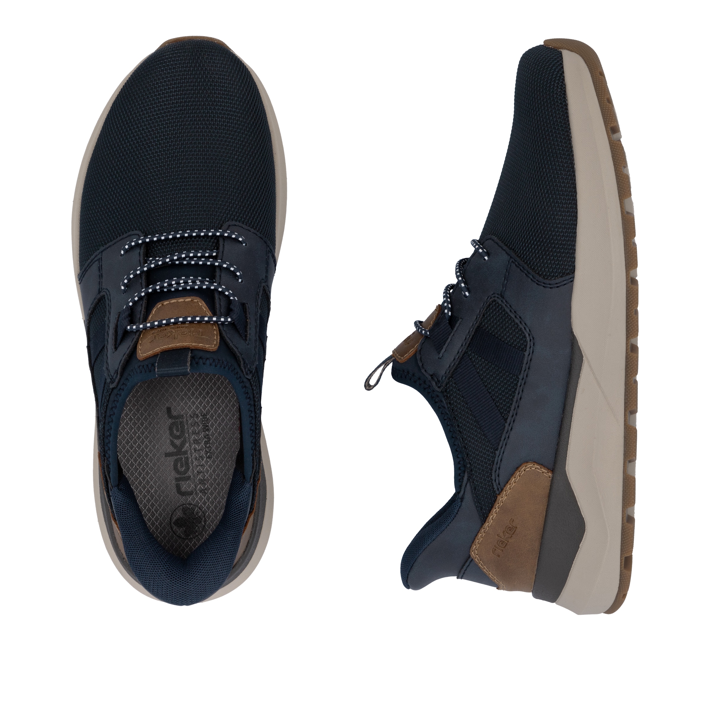 Rieker Slip-On Sneaker »Ready2GO«, Schlupfschuh, Halbschuh, Freizeitsneaker mit Gummizug für guten Sitz