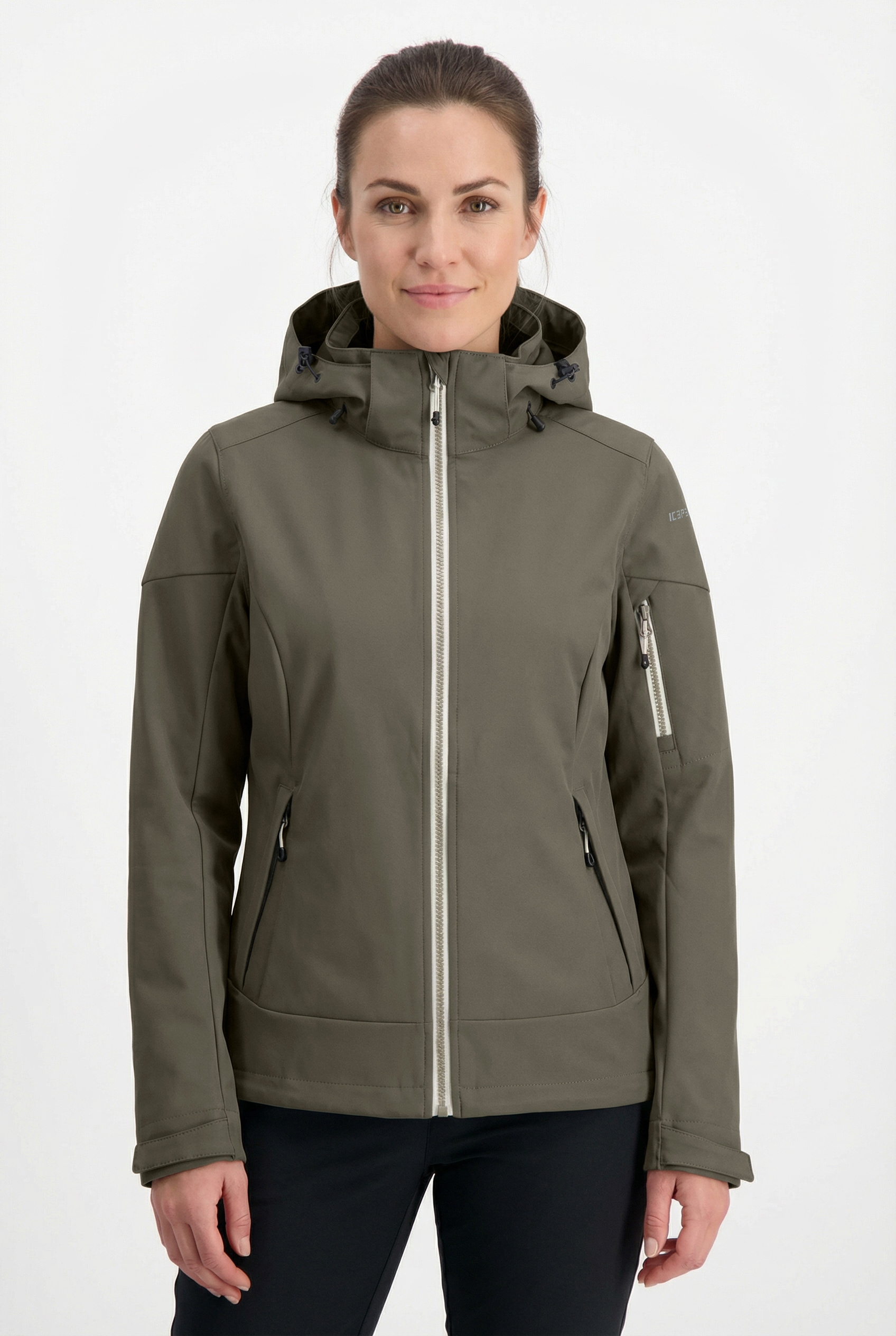 Icepeak Softshelljacke "BATHGATE" wasserdicht, wasserabweisend, aus Polyester, atmungsaktiv