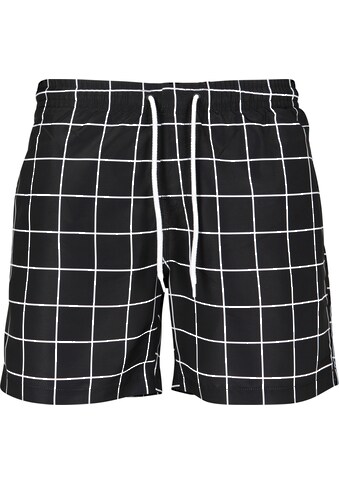 Badeshorts »Urban Classics Herren Check Swim Shorts«