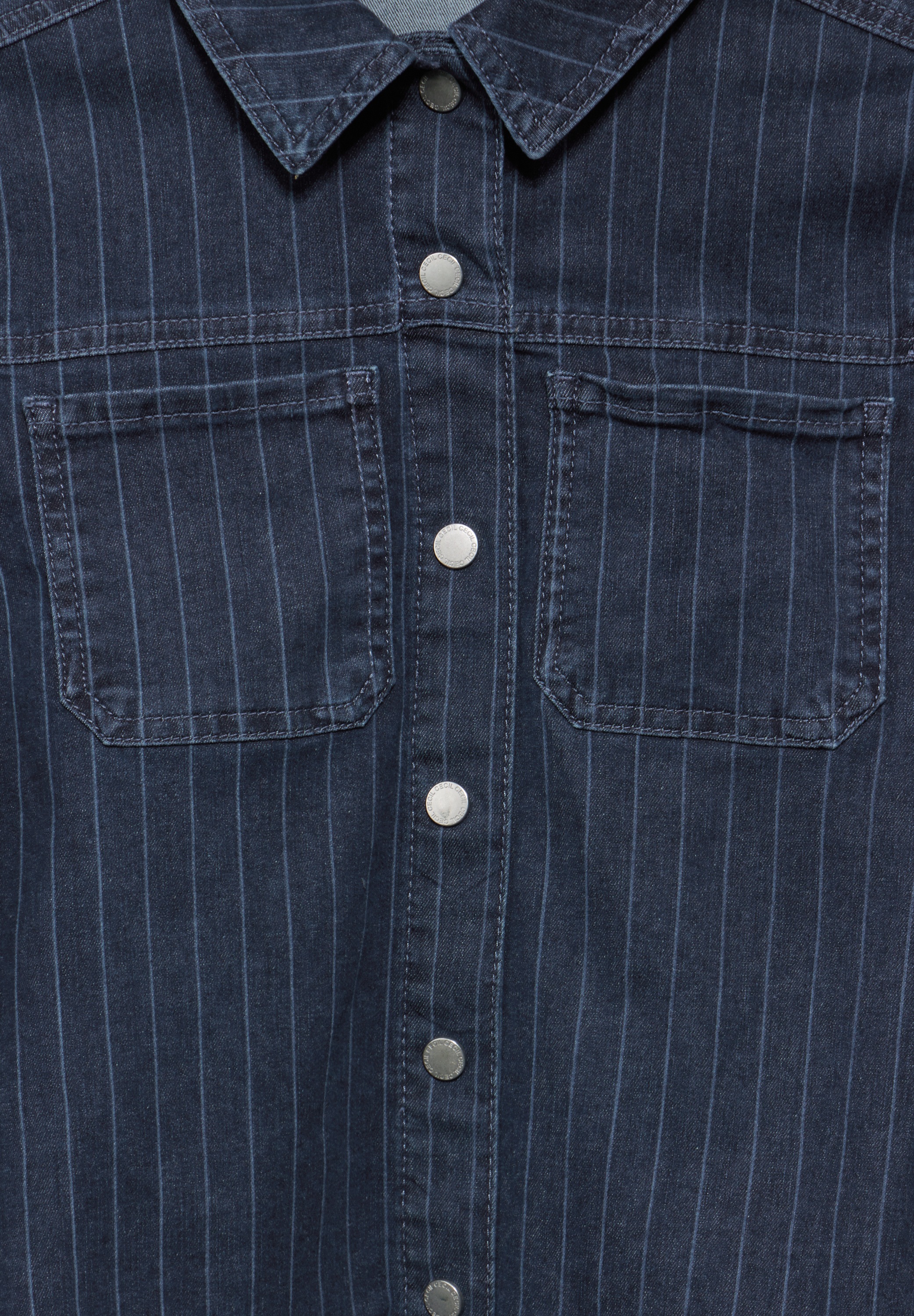Cecil Jeansjacke, ohne Kapuze, mit Brusttaschen