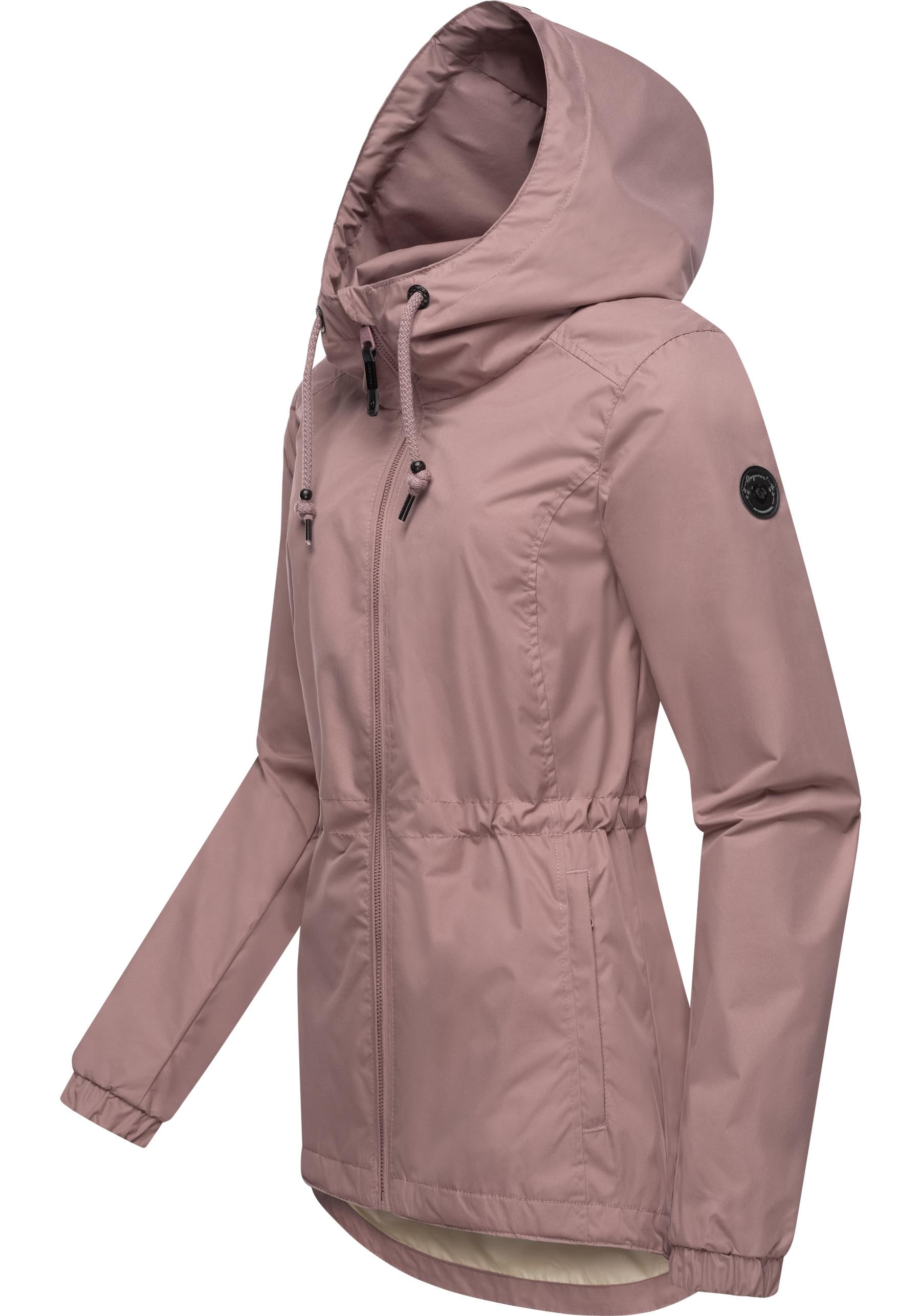 Ragwear Outdoorjacke »Danka«, mit Kapuze, Wasserdichte Übergangsjacke mit großer Kapuze