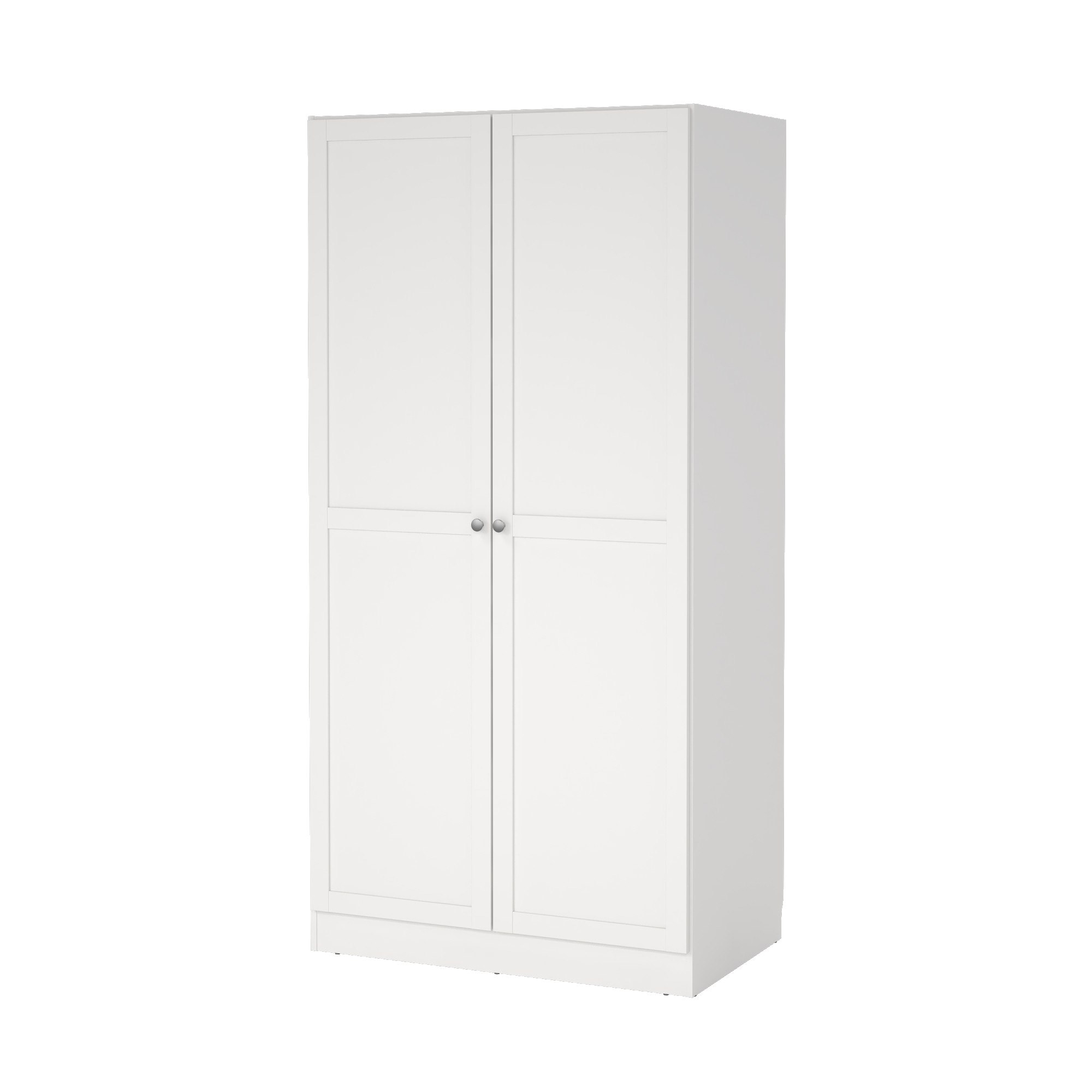 Home affaire Kleiderschrank »Billund, skandinavischen Design & viel Stauraum, 2 Breiten 145/195 cm« Viel Stauraum mit Böden & Kleiderstange, praktische Aufteilung