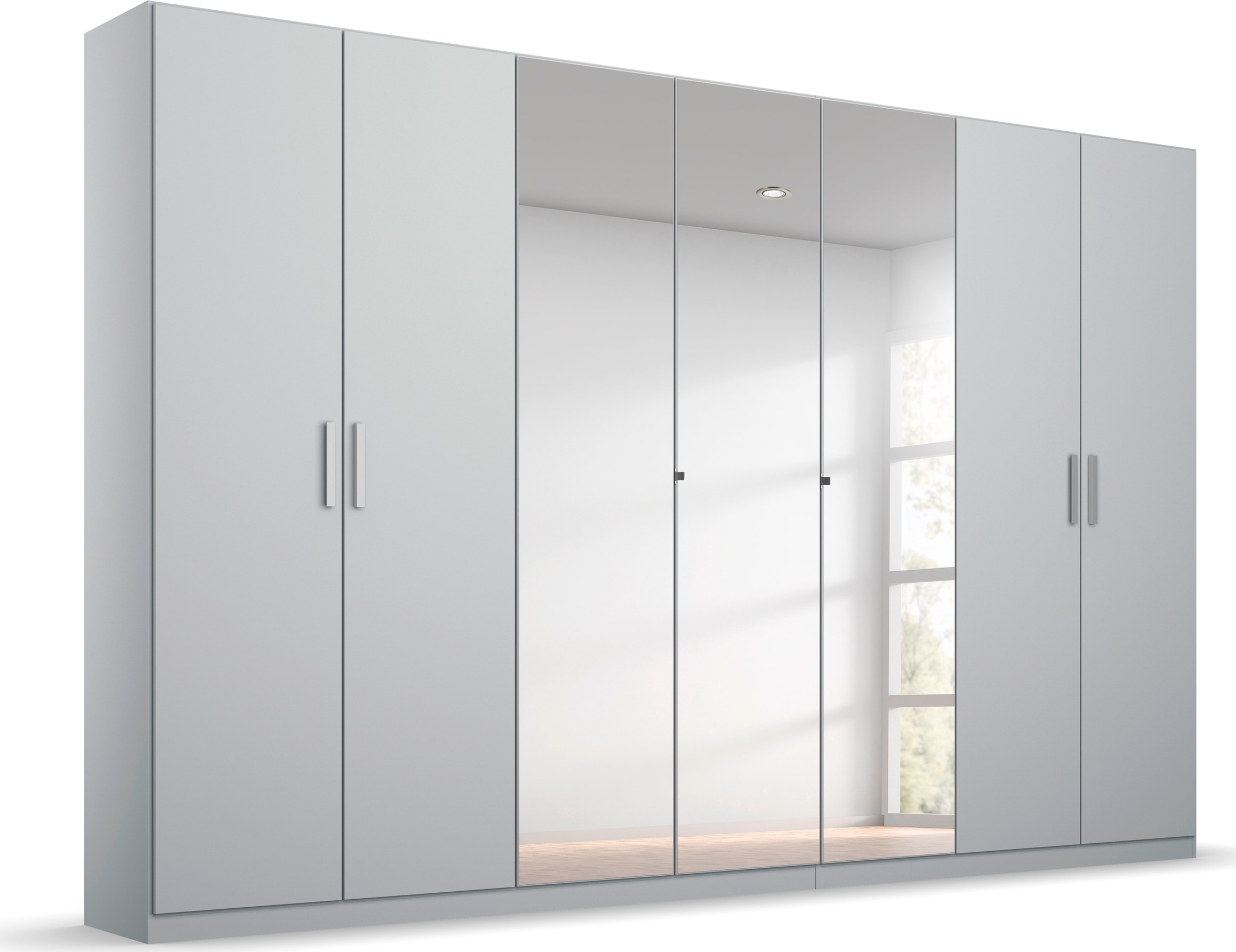 rauch Drehtürenschrank »Koluna«, mit Spiegel, inkl. 2 Innenschubladen sowie extra Böden