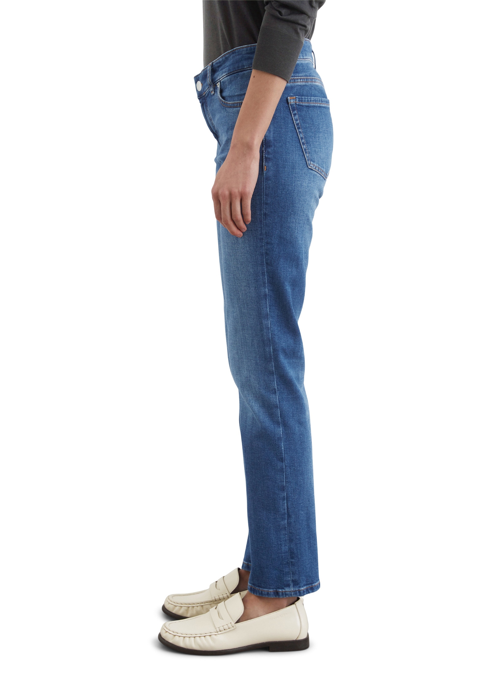 Marc OPolo Straight-Jeans "aus italienischem Candiani-Denim" günstig online kaufen