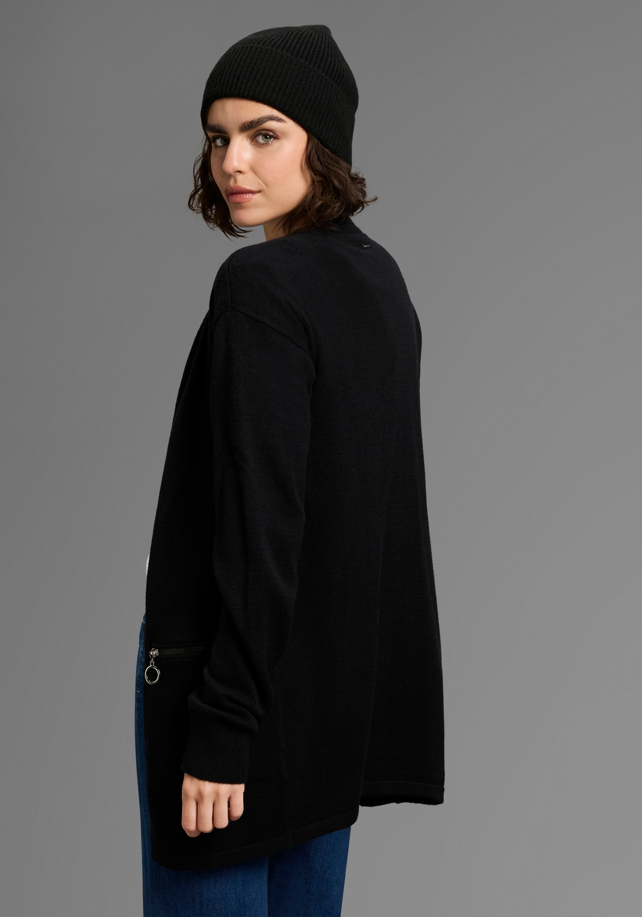 Laura Scott Strickjacke, mit Zippertaschen - NEUE KOLLEKTION