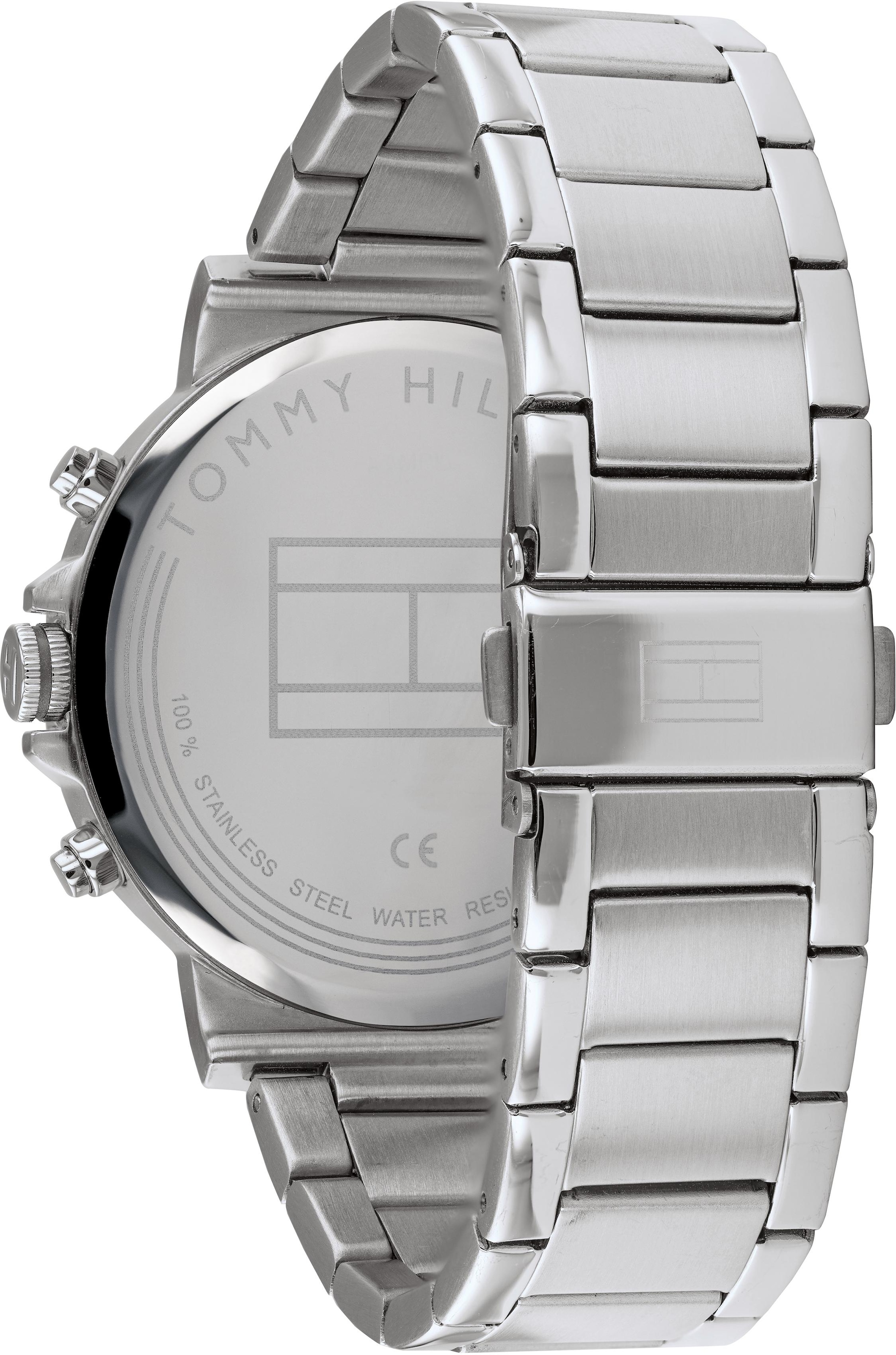 Tommy Hilfiger Multifunktionsuhr »DANIEL«, Quarzuhr, Armbanduhr, Herrenuhr, Datum, Edelstahlarmband