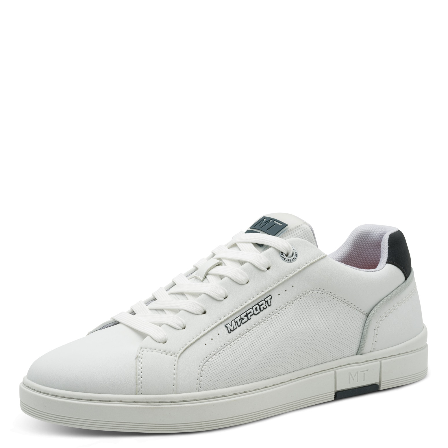 MARCO TOZZI Sneaker, Freizeitschuh, Halbschuh, Schnürer mit Ziernähten und Kontrastbesatz
