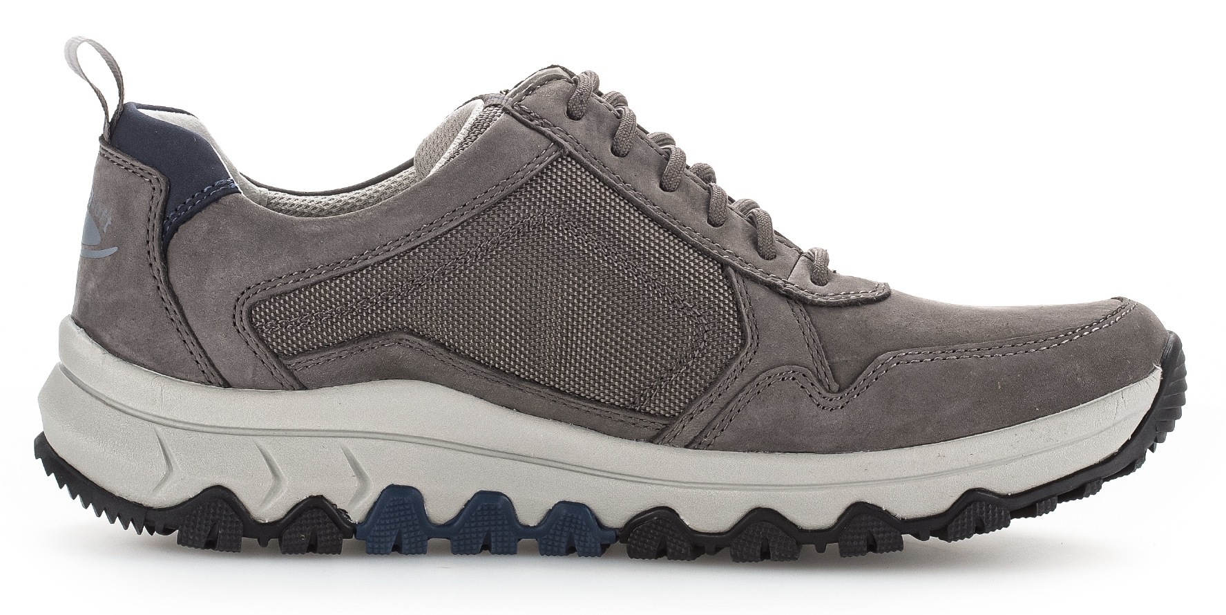 Gabor Rollingsoft Keilsneaker, Freizeitschuh, Halbschuh, Schnürer mit Kontrastnähten, G-Weite
