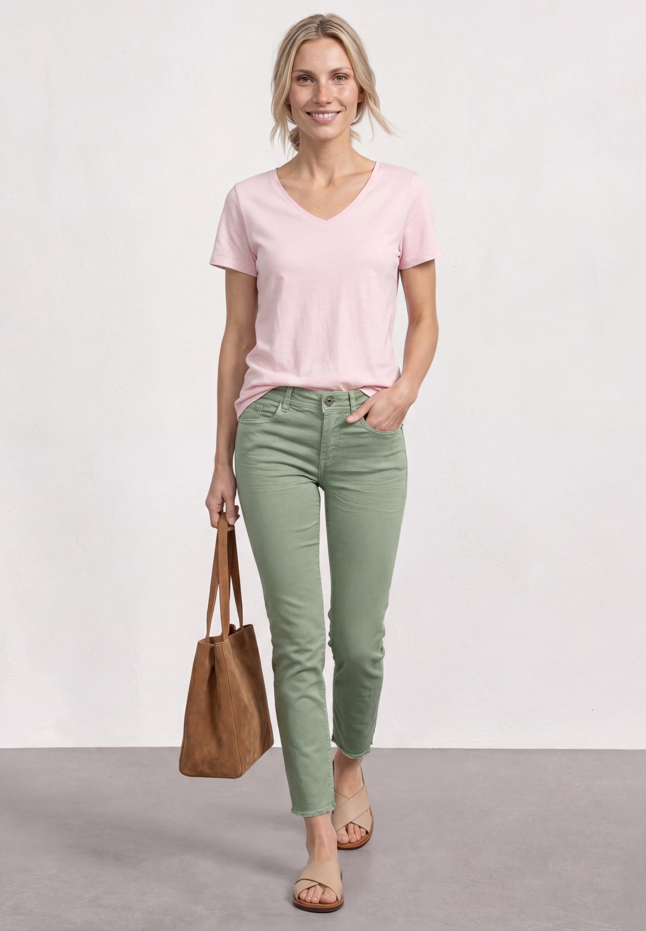 STREET ONE Slim-fit-Jeans Middle Waist