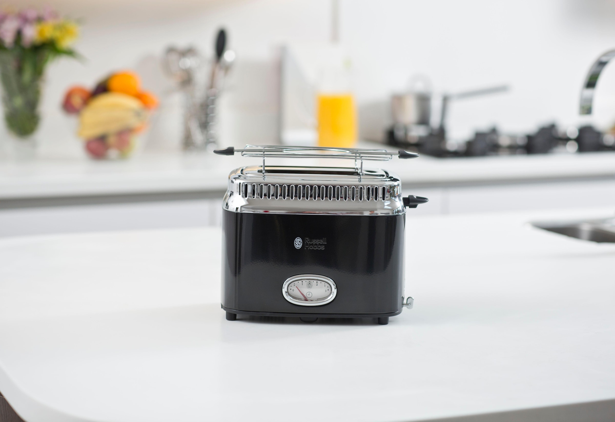 RUSSELL HOBBS Toaster »21681-56«, 2 kurze Schlitze, 1300 W, Retro Classic Noir