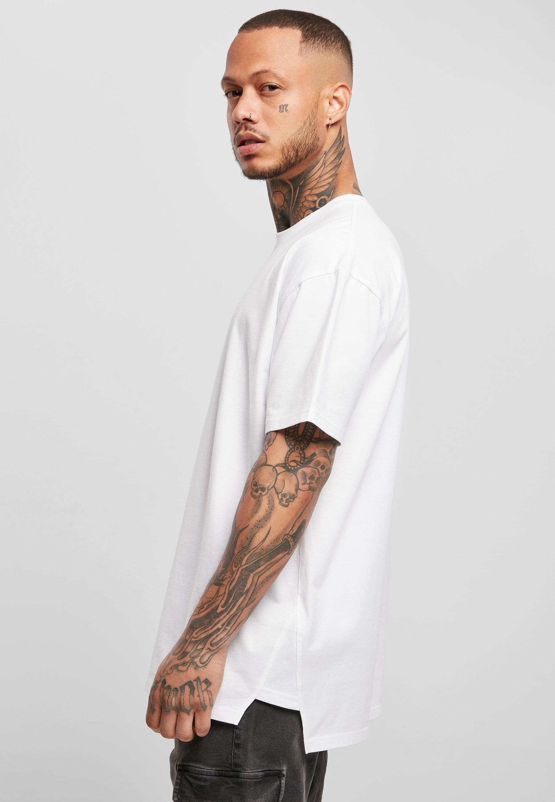 URBAN CLASSICS T-Shirt »Urban Classics Herren Triangle Tee«, (1 tlg.)