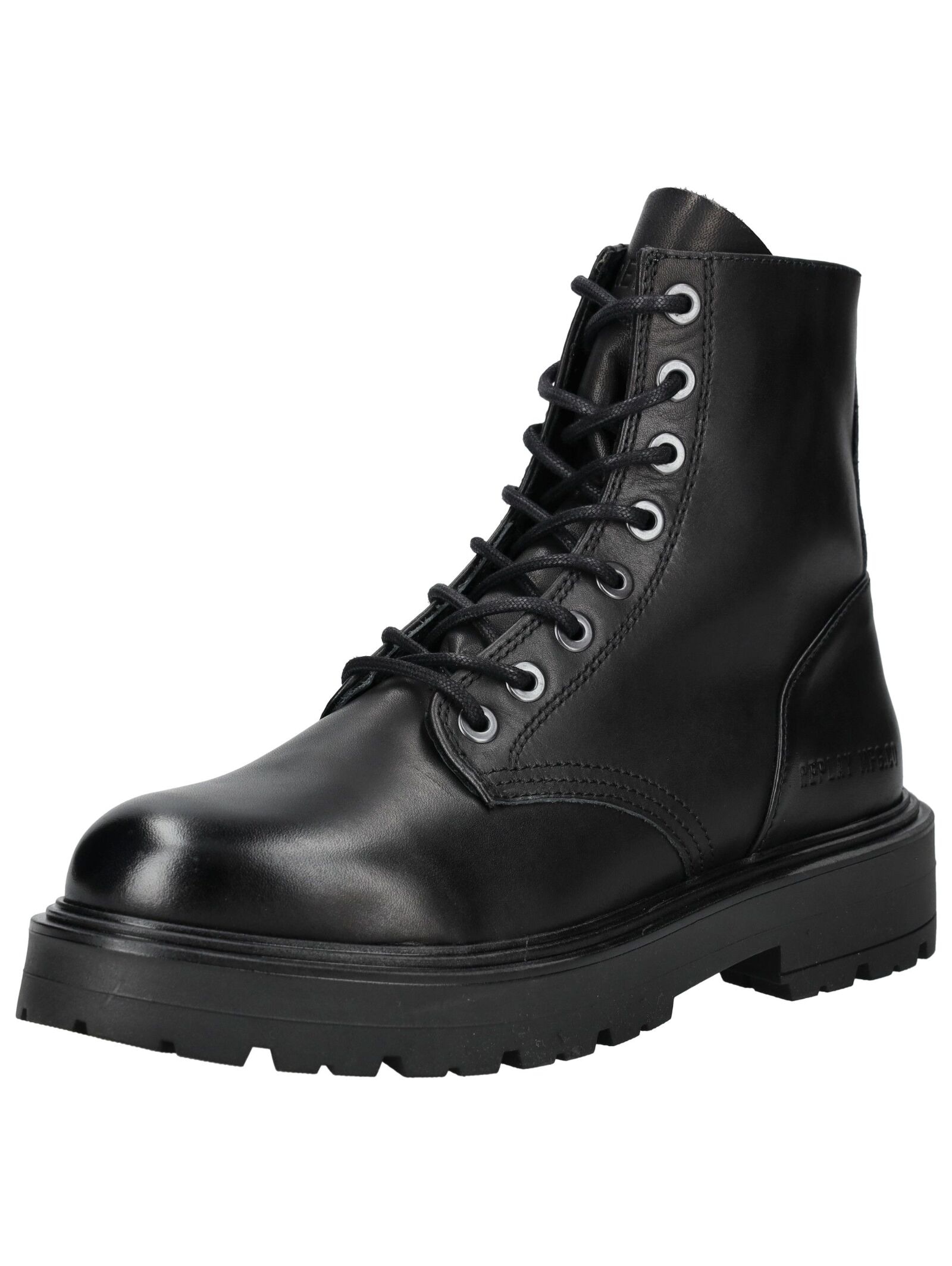 Replay Schnürstiefelette "Replay Stiefelette Leder" günstig online kaufen