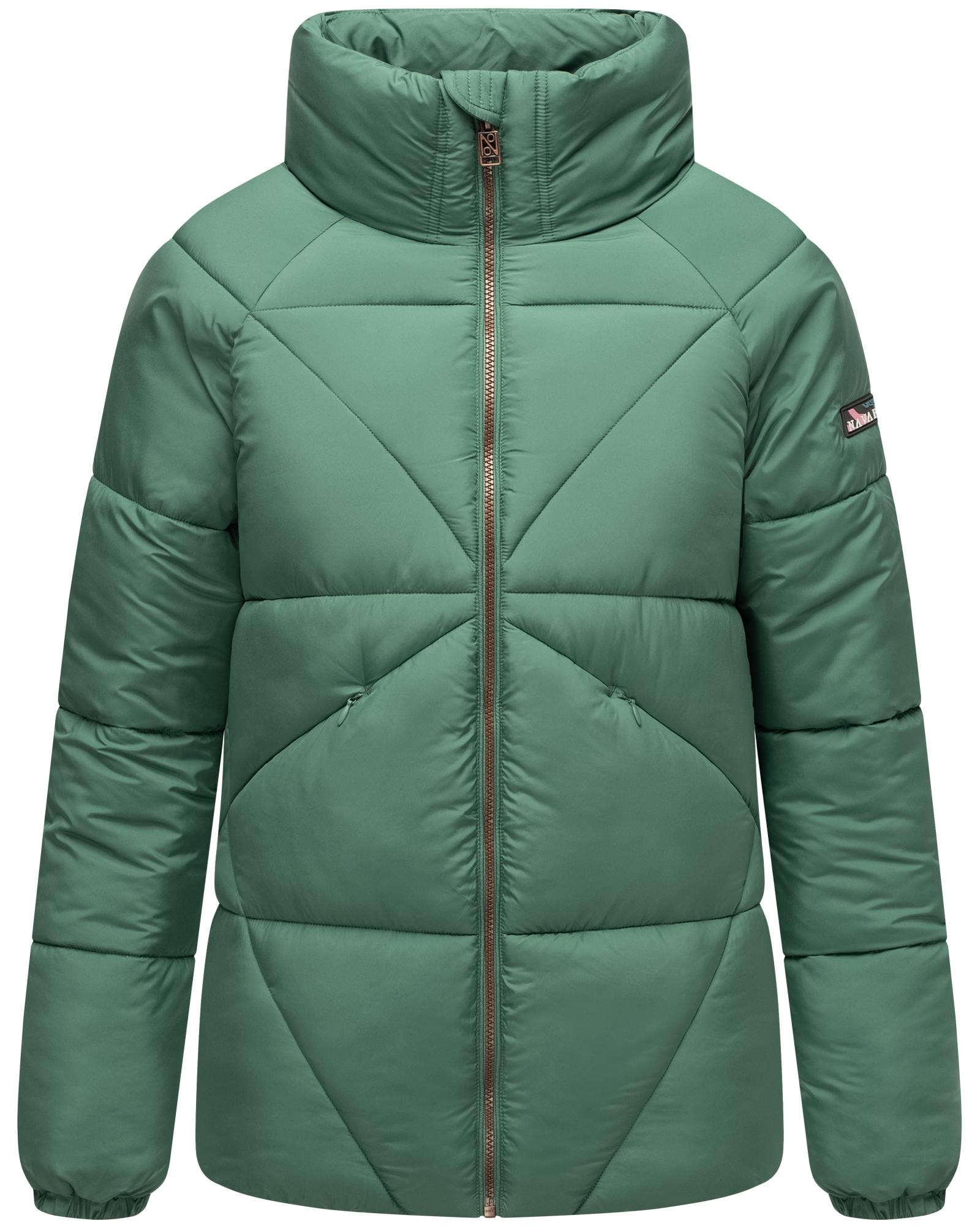 Navahoo Steppjacke »Schokolinaa 14«, ohne Kapuze, Winterjacke mit modischer Steppung & hohem Kragen