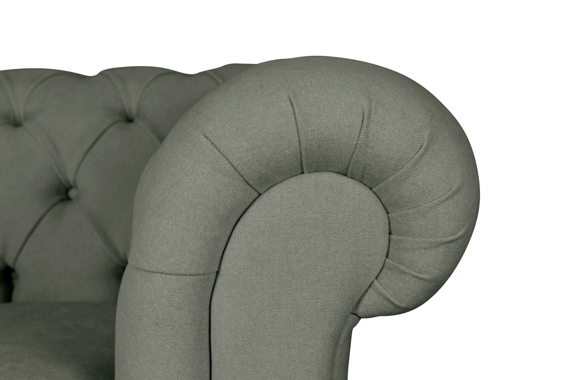 Home affaire 2-Sitzer »CHARENTE, Chesterfield-Sofa, Wellenfederung, Maße: B/T/H: 147/89/74 cm«, mit edler Knopfheftung und typischen Armlehnen