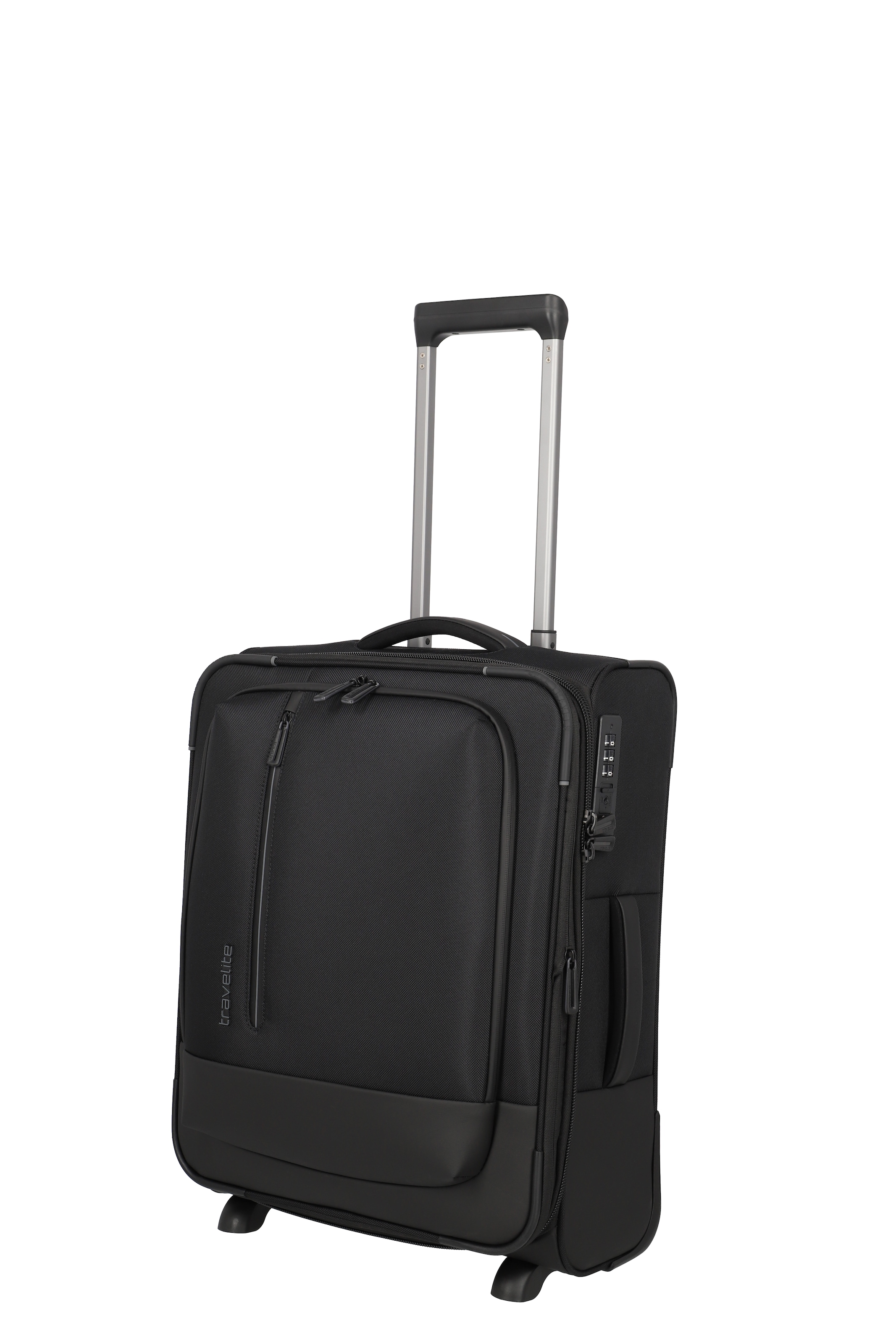 travelite Weichgepäck-Trolley "CROSSLITE Reisekoffer Weichgepäck" 37 l 4 Rollen Koffer, mit TSA-Schloss, wasserabweisendes Material