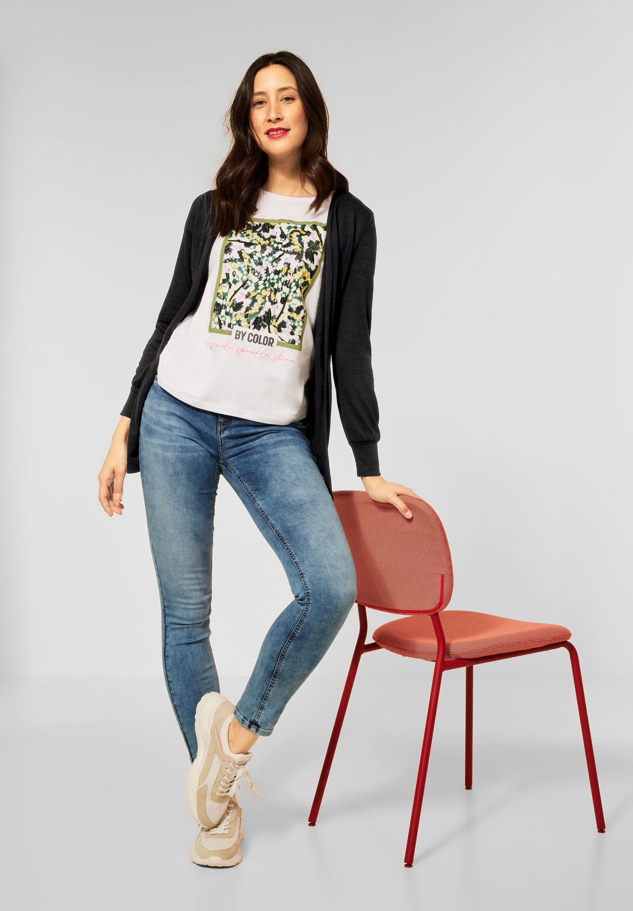 STREET ONE Shirtjacke, in Unifarbe