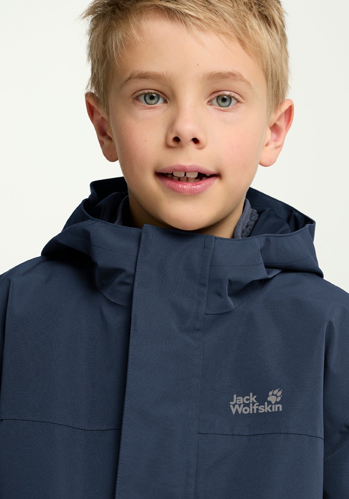 Jack Wolfskin 3-in-1-Funktionsjacke »3IN1 CANVEY KIDS«, mit Kapuze
