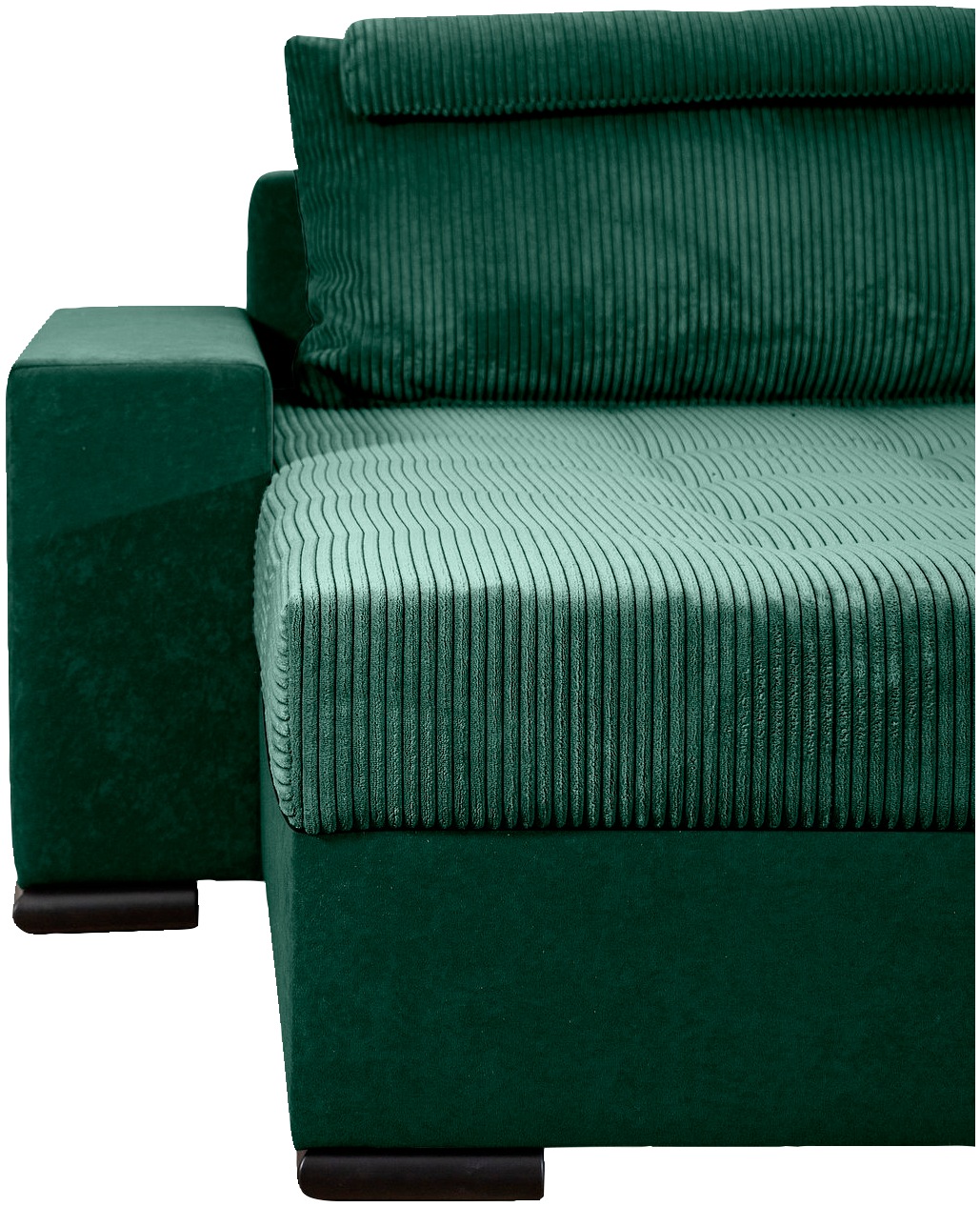 COLLECTION AB Wohnlandschaft »XXXL-Josy Relax U-Form Breite 352 cm, mit 2 gleich großen Recamieren«, inkl. Bettfunktion, Bettkasten, mit 4 Rückenkissen in zwei Größen