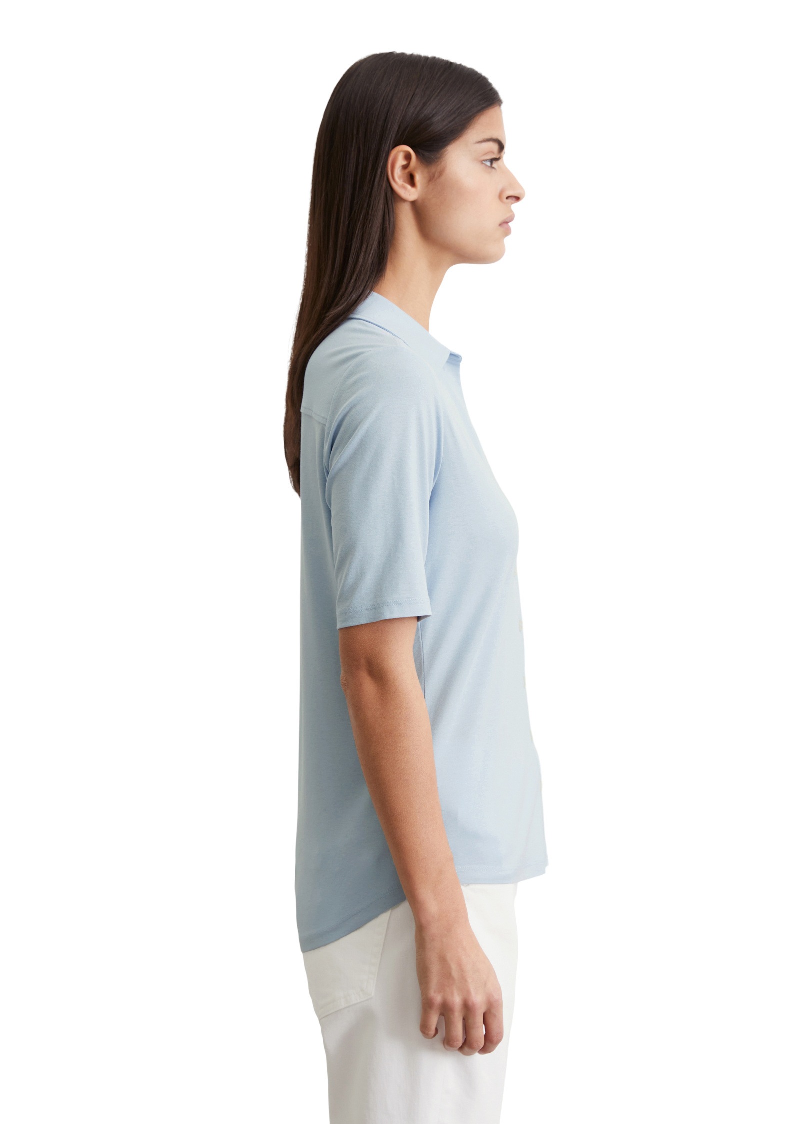 Marc O'Polo Kurzarmbluse aus LENZING™ ECOVERO™ günstig online kaufen