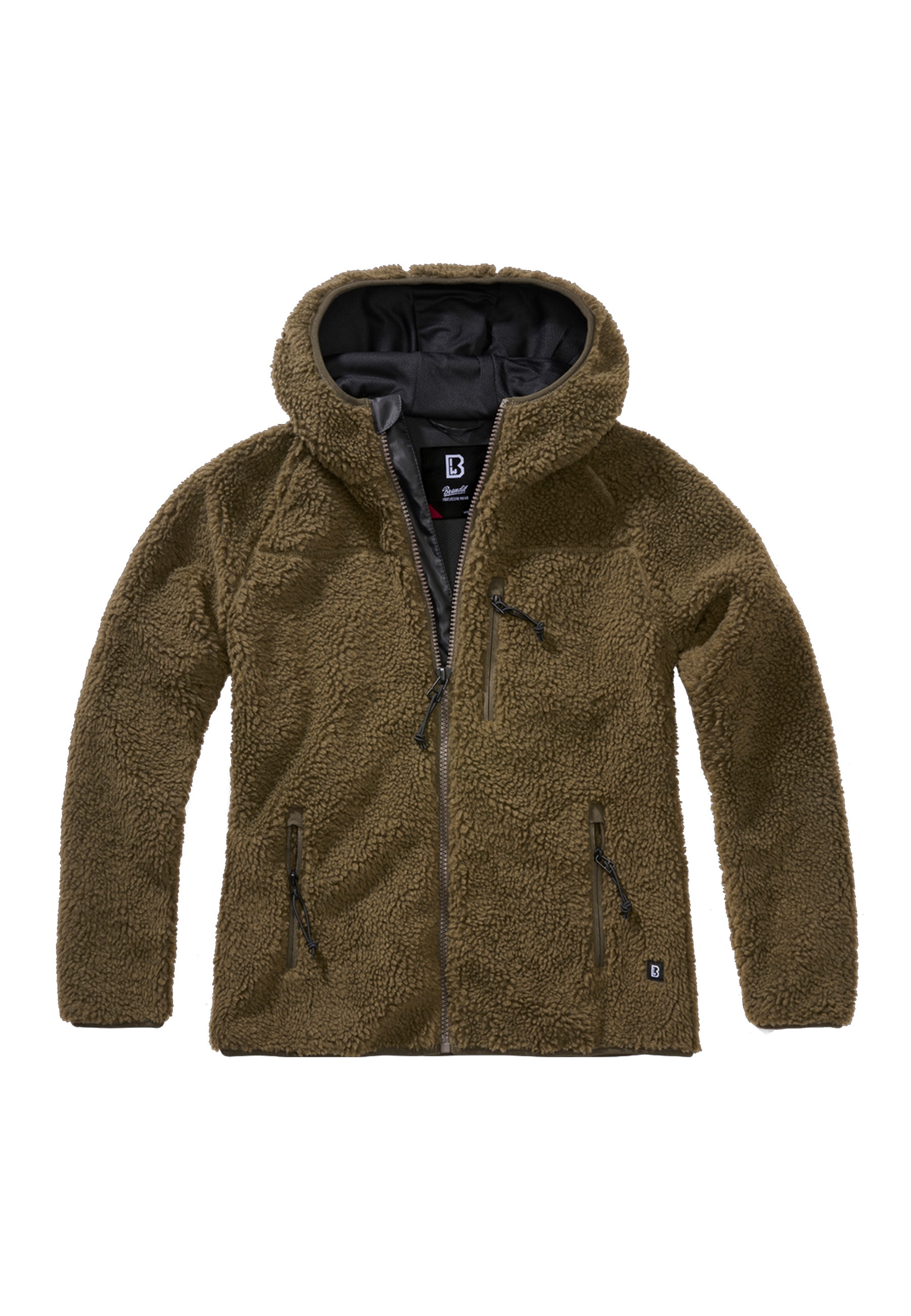 BRANDIT Damen Allwetterjacke "Brandit Damen Ladies Teddyfleecejacket"olive, Gr. S, mehrfarbig, 100% Polyester, Jacken