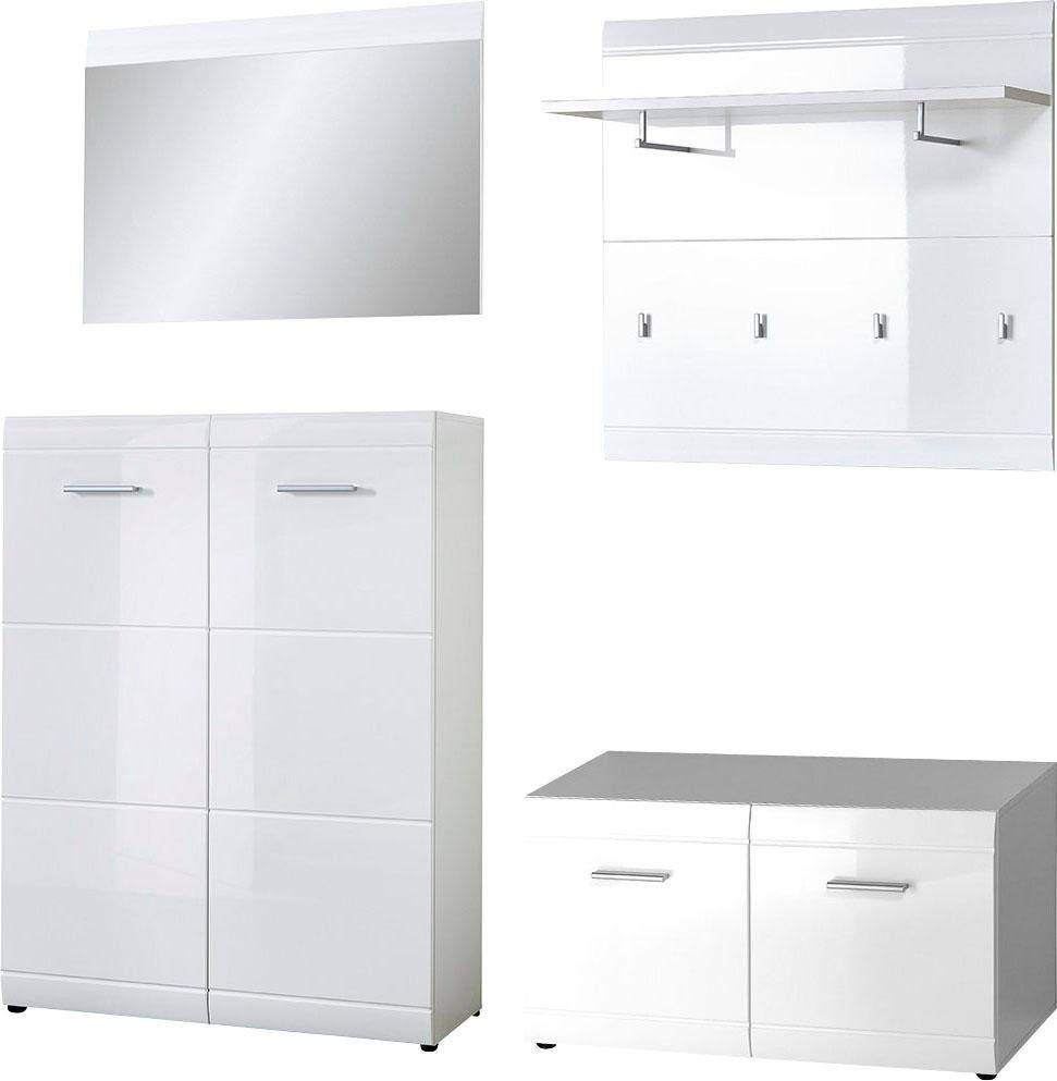 Garderoben-Set GERMANIA, weiß, Flur, Kastenmöbel-Sets, "GW-Adana"