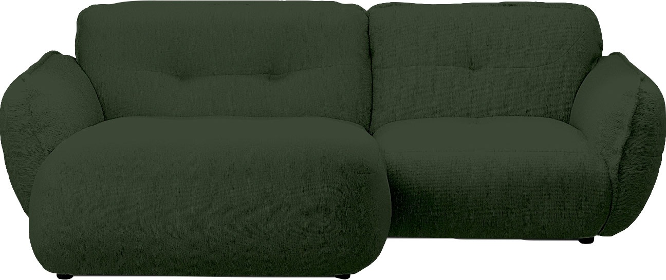 BETYPE Ecksofa »Be Fluffy«, Softes Sitzgefühl, moderne Kedernaht, hochwertiger Bezug