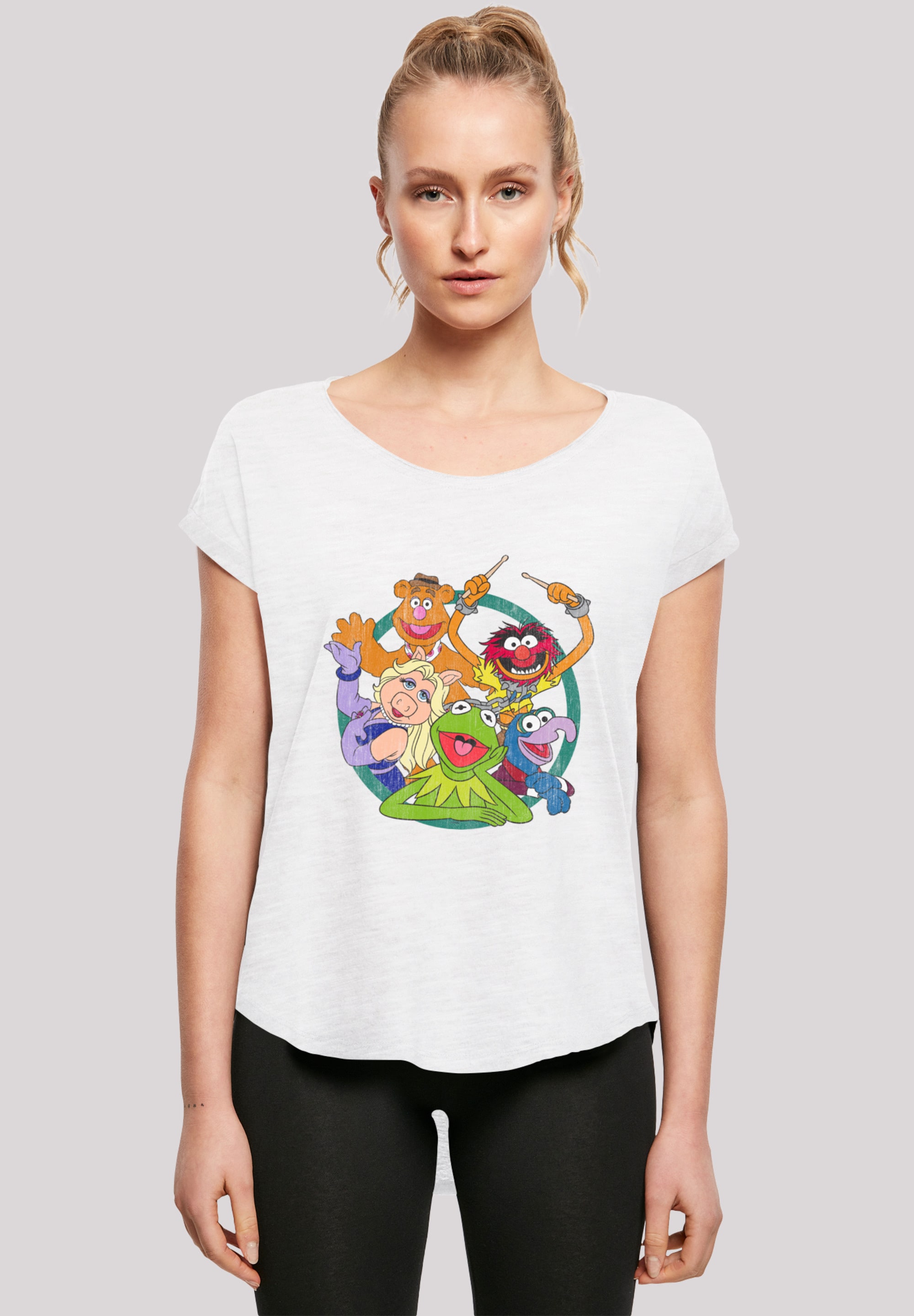 F4NT4STIC T-Shirt "Disney Die Muppets Group Circle", Print günstig online kaufen