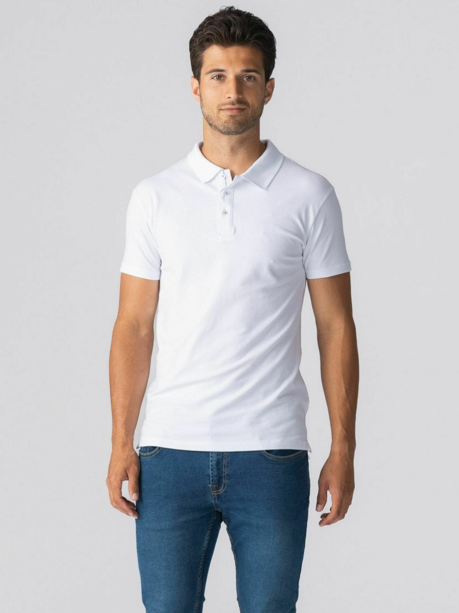 TeeShoppen Kurzarmhemd "TEESHOPPEN Polo shirt Muscle Polo"