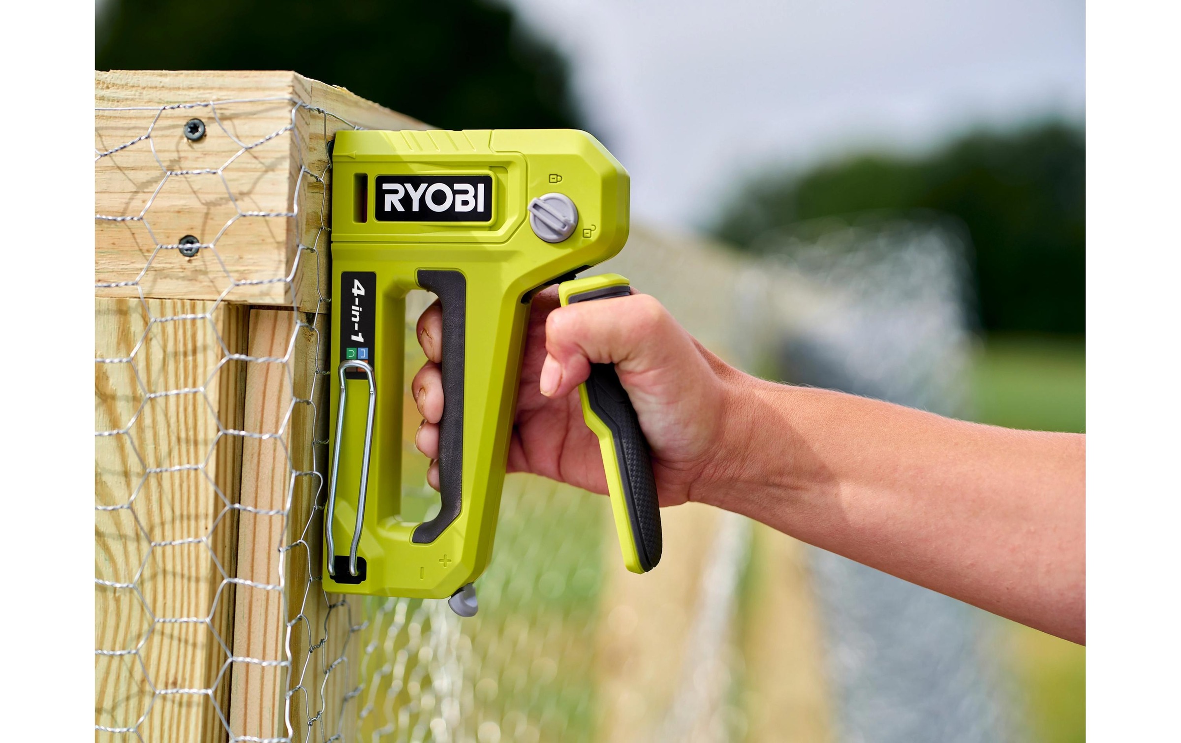 RYOBI Handtacker »RHFST4IN1« ielseitiger 4-in-1 Hefter für präzise Befestigungsarbeiten