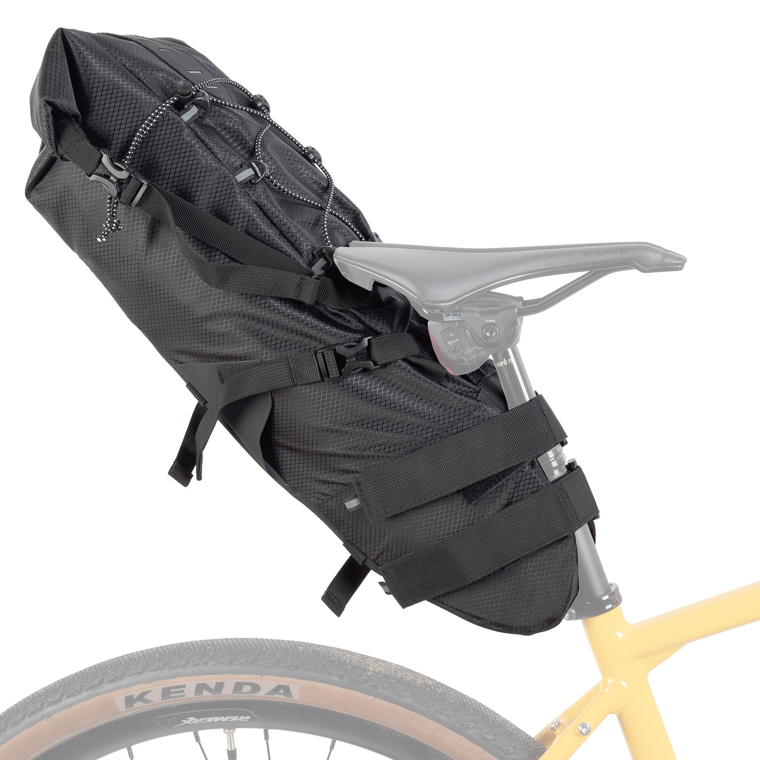 M-Wave Satteltasche »Rough Ride Saddle L Black Series«
