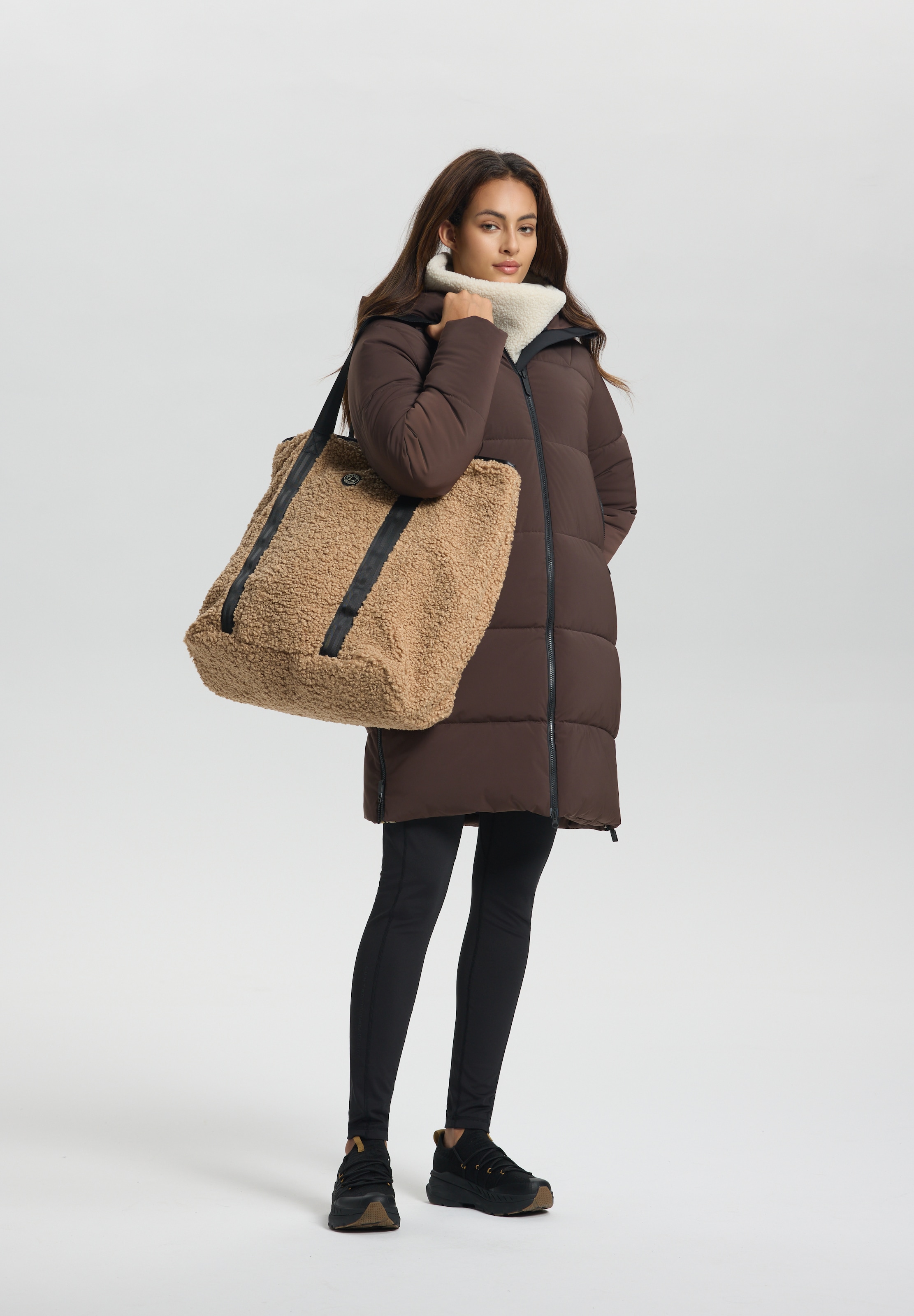 Luhta Shopper "LUHTA OUTAMO" mit innenliegender Reißverschlusstasche, mit P günstig online kaufen