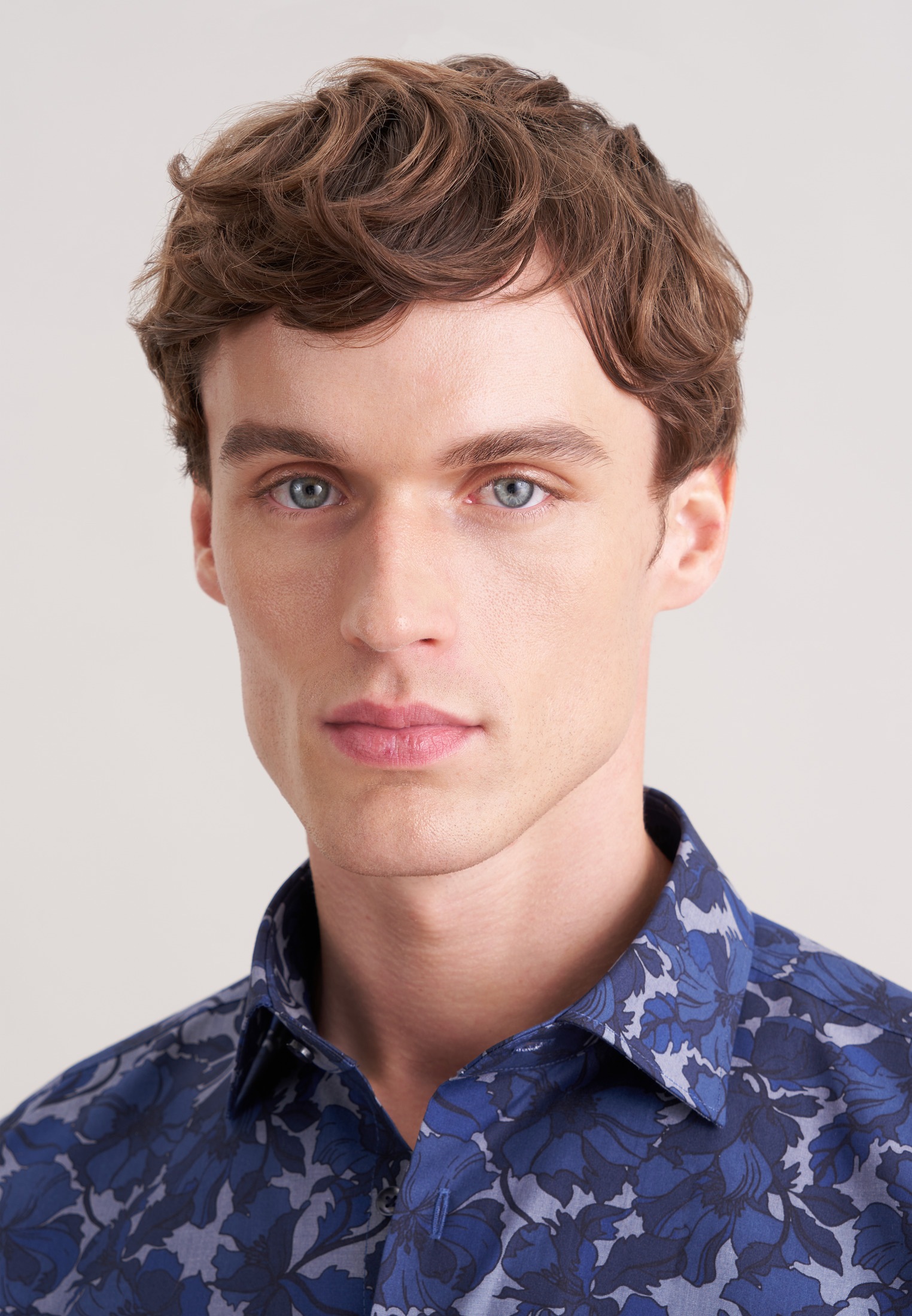 seidensticker Businesshemd »Schwarze Rose« Slim 1/1 Kentkragen Druck