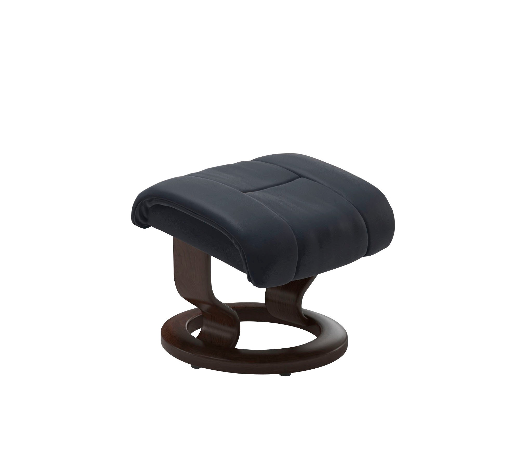 Stressless® Relaxsessel »Reno«, (Set, Relaxsessel mit Hocker), mit Hocker, mit Classic Base, Größe S, M & L, Gestell Braun