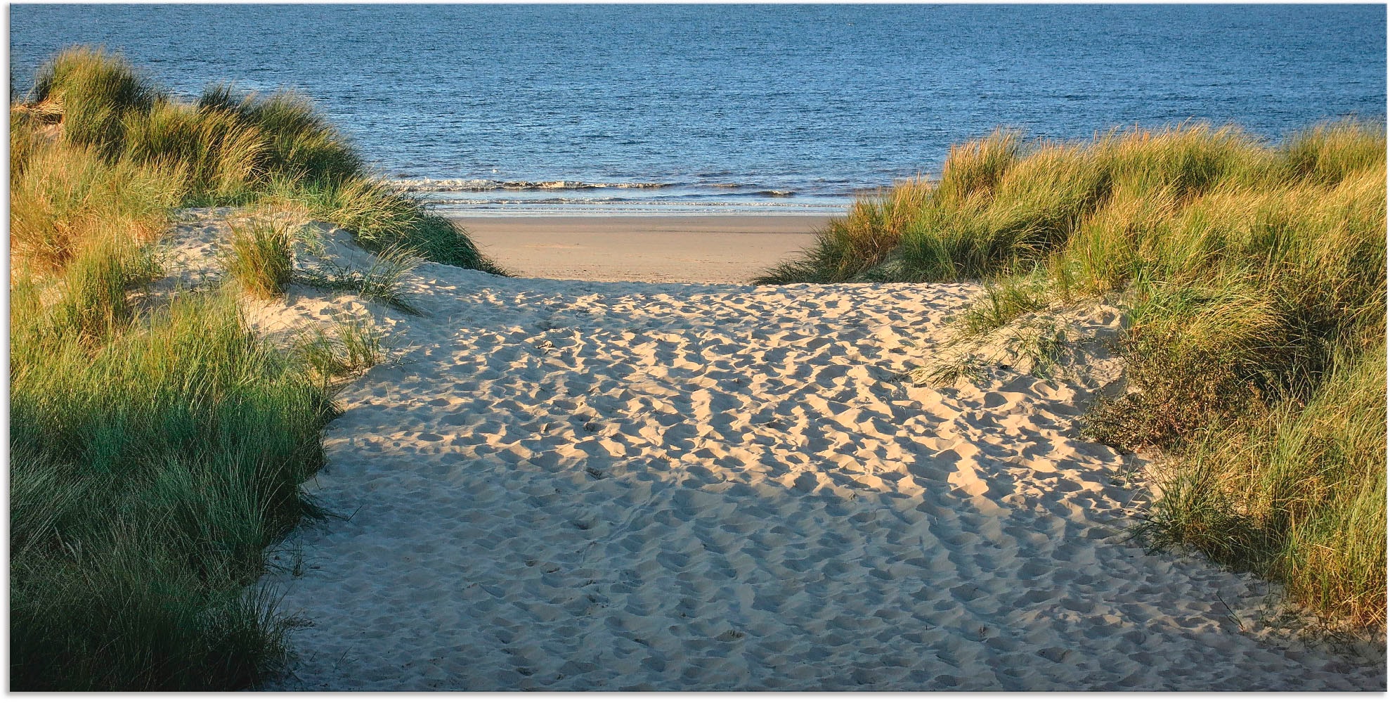 Artland Wandbild "Strandaufgang" Strand 1 Stk. tlg. als Alubild, Outdoorbil günstig online kaufen