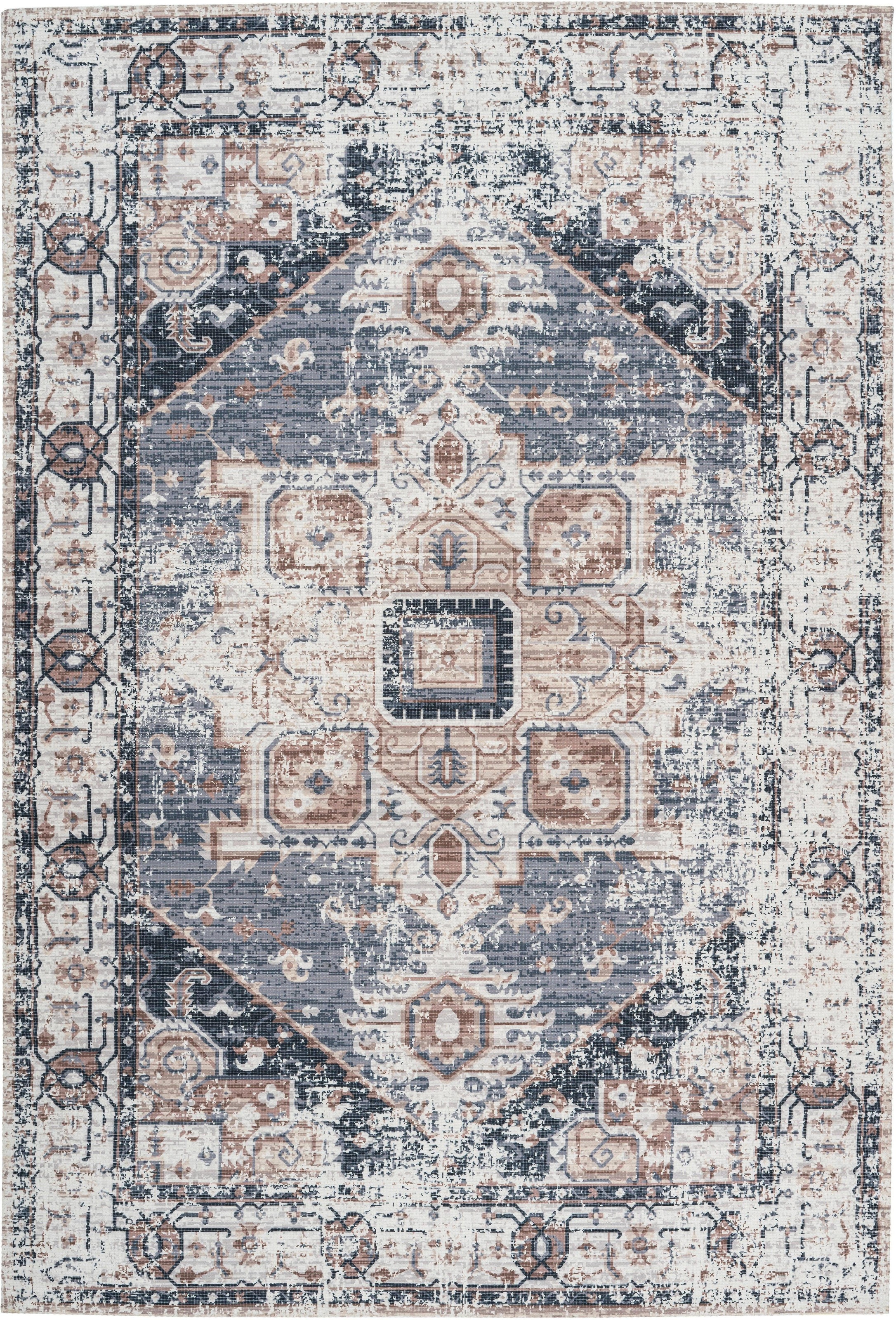 my home Teppich "Aniela" rechteckig 10 mm Höhe Baumwollteppich, Wohnzimmer günstig online kaufen