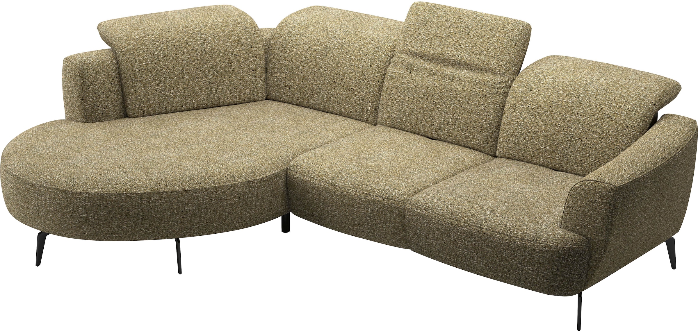 sit&more Ecksofa »Zoe«, ink.Sitztiefenverstellung, wahlweise mit Kopfteilverstellung