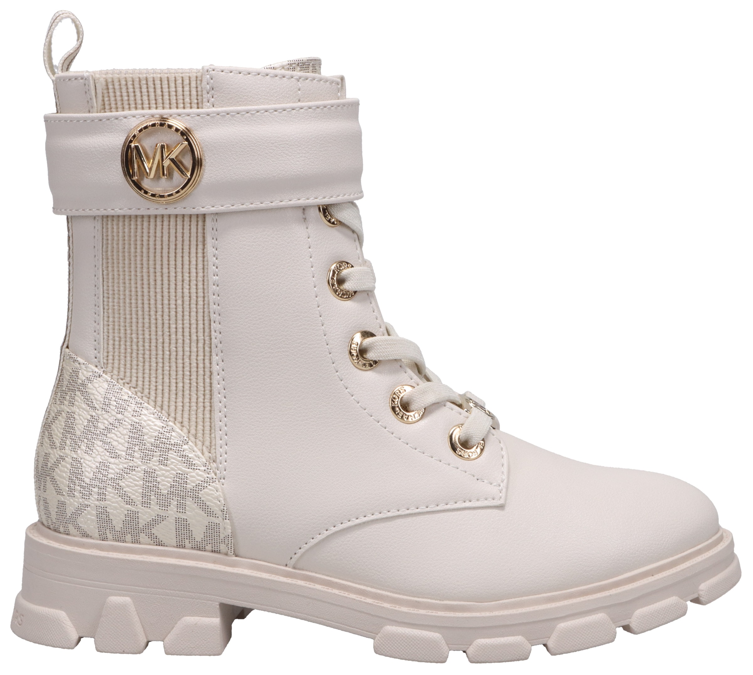 MICHAEL KORS KIDS Schnürboots "RIDLEY STARK 2", Chunky Boots, Stiefel, Monochrome Boots mit Blockabsatz, Plateausohle