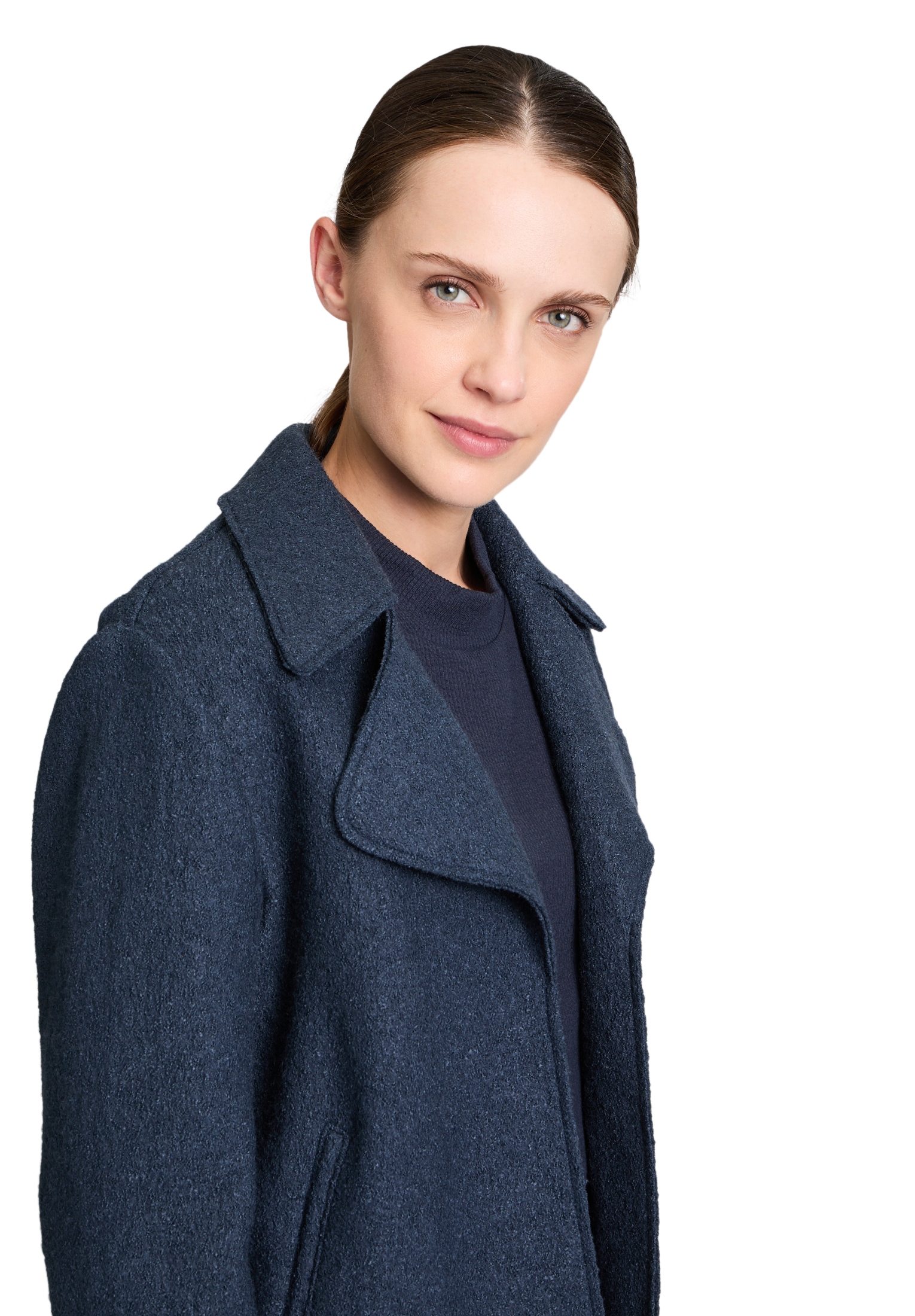 Betty&Co Jackenblazer »Betty & Co Damen Casual-Jacke mit Kragen«, Material