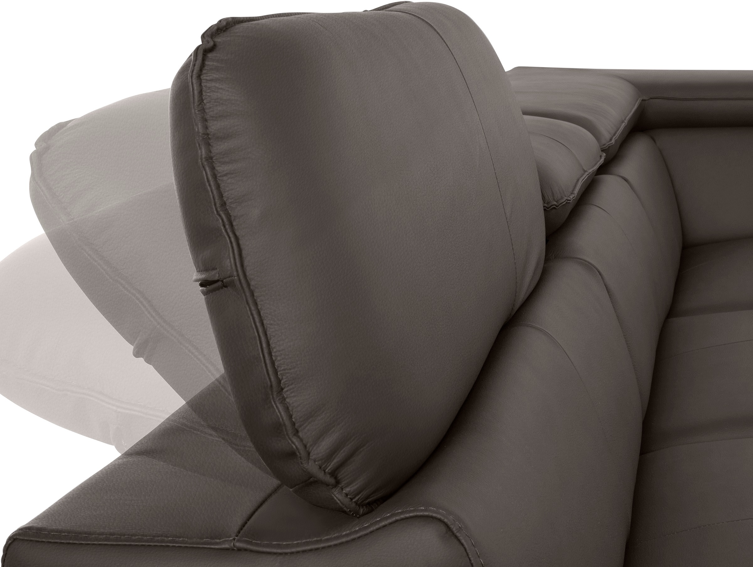 COTTA Ecksofa »Driver L-Form«, mit Kopfteilverstellung, wahlweise mit Bettfunktion & Bettkasten