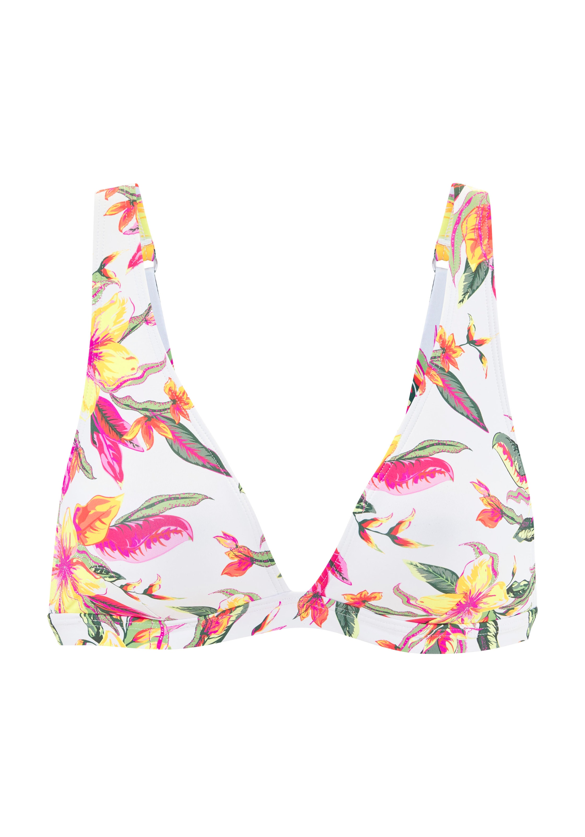LASCANA Triangel-Bikini-Top »Malia«, mit tropischem Print
