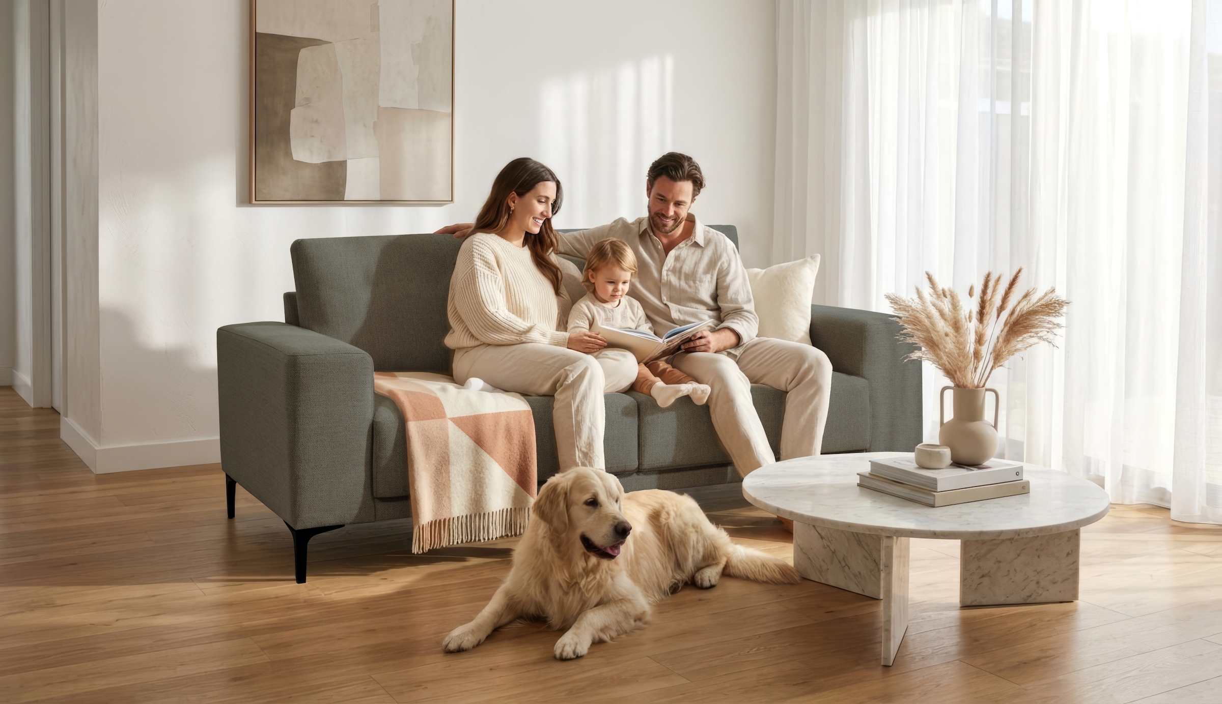 2-Sitzer OTTO HOME "Xander", grün (khaki), B:164cm H:85cm T:88cm, 68% polypropylene, 32% polyester, Sofas, Breite 164 cm, Webstoff, Soft-Touch Chenille, schwarze Metallfüße