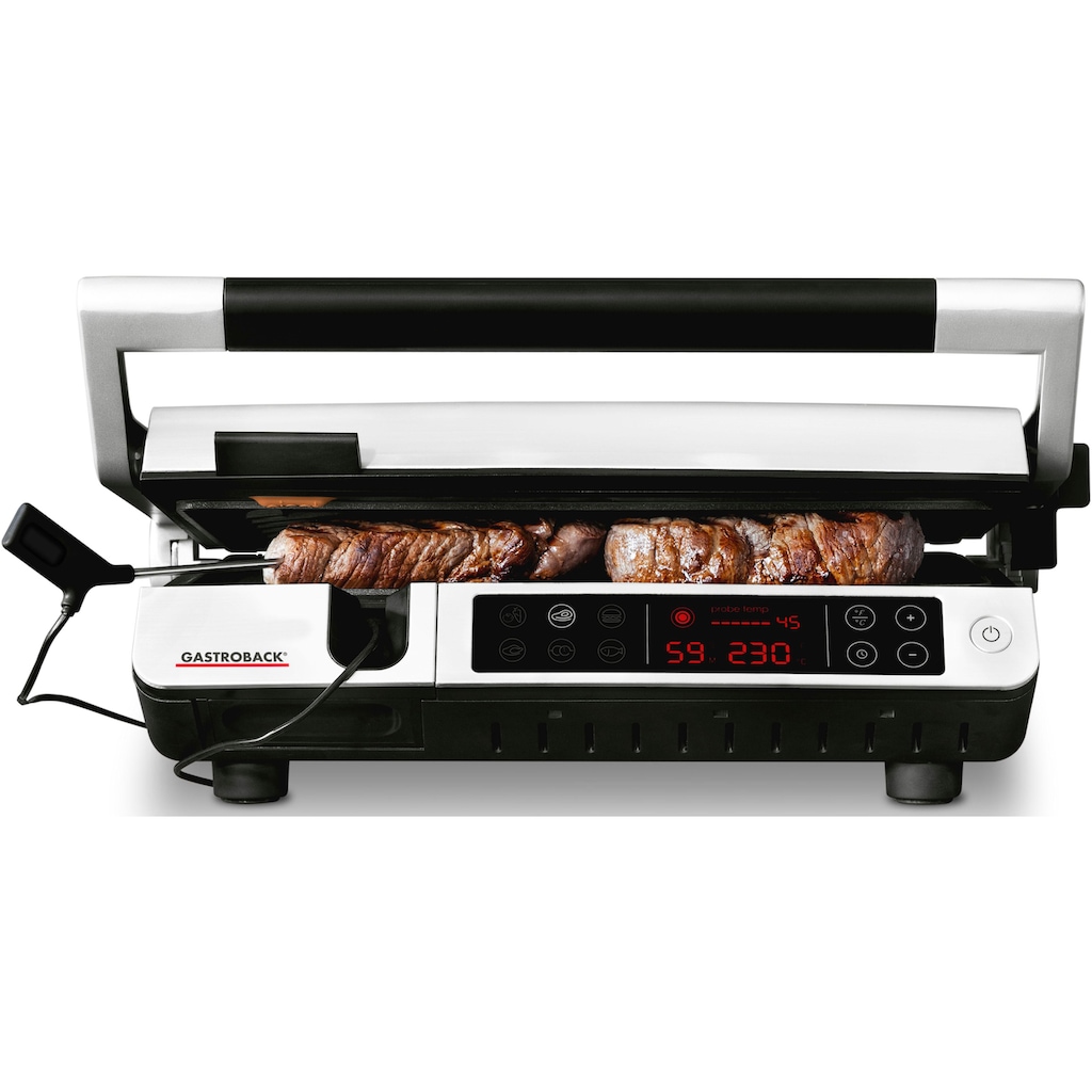 Gastroback Kontaktgrill »42539 Design BBQ Advanced Control«, 2000 W