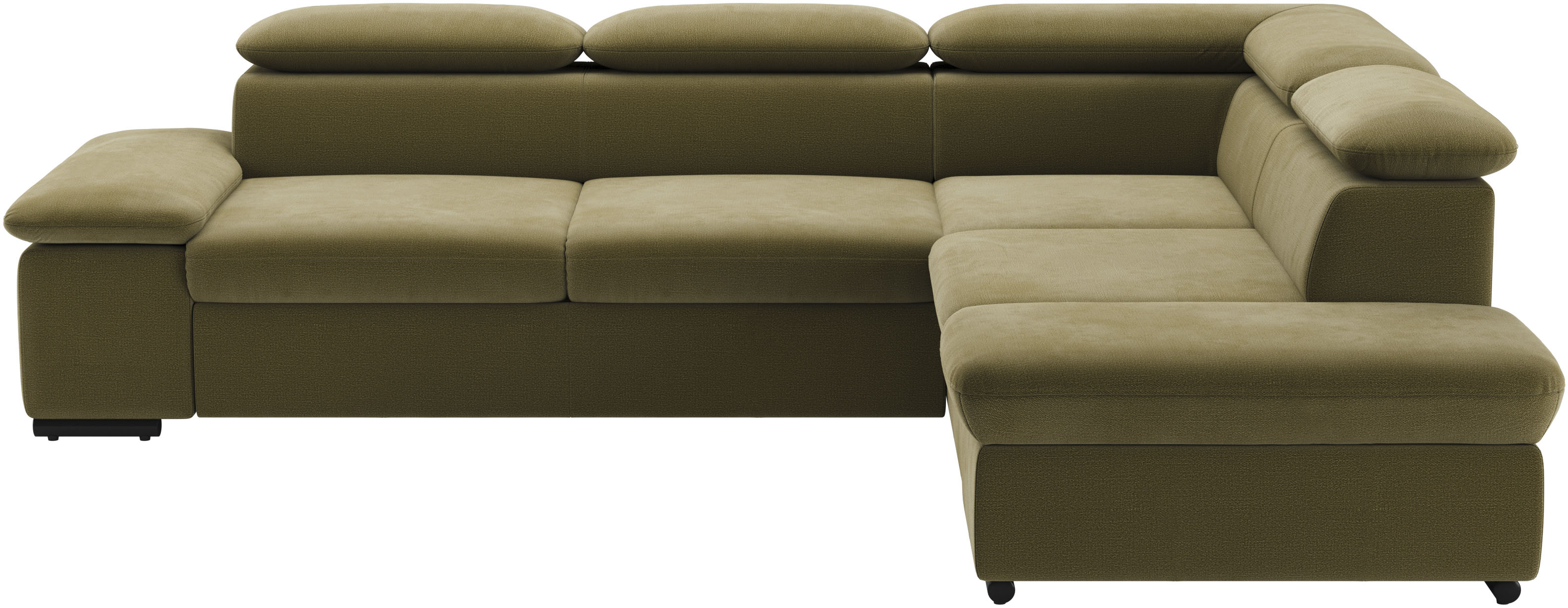 sit&more Ecksofa "Alcudia L-Form, B: 272 cm, Arm- und Kopfteilverstellung, Eckcouch" mit Schlaffunktion, Komfortsitz