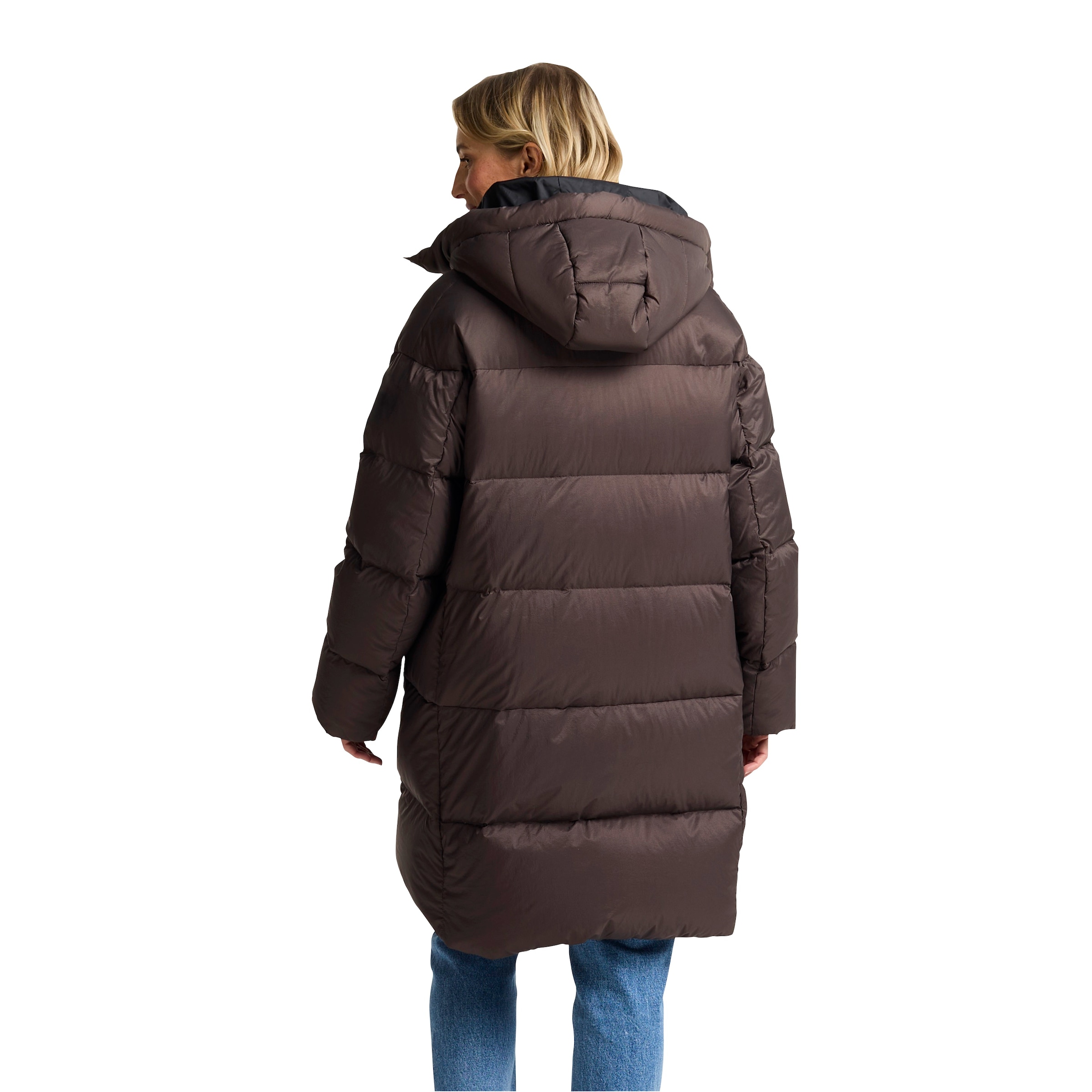 Jack Wolfskin Daunenmantel »ICY HILL COAT W RDS«, Wärmend, winddicht, Daunenjacke