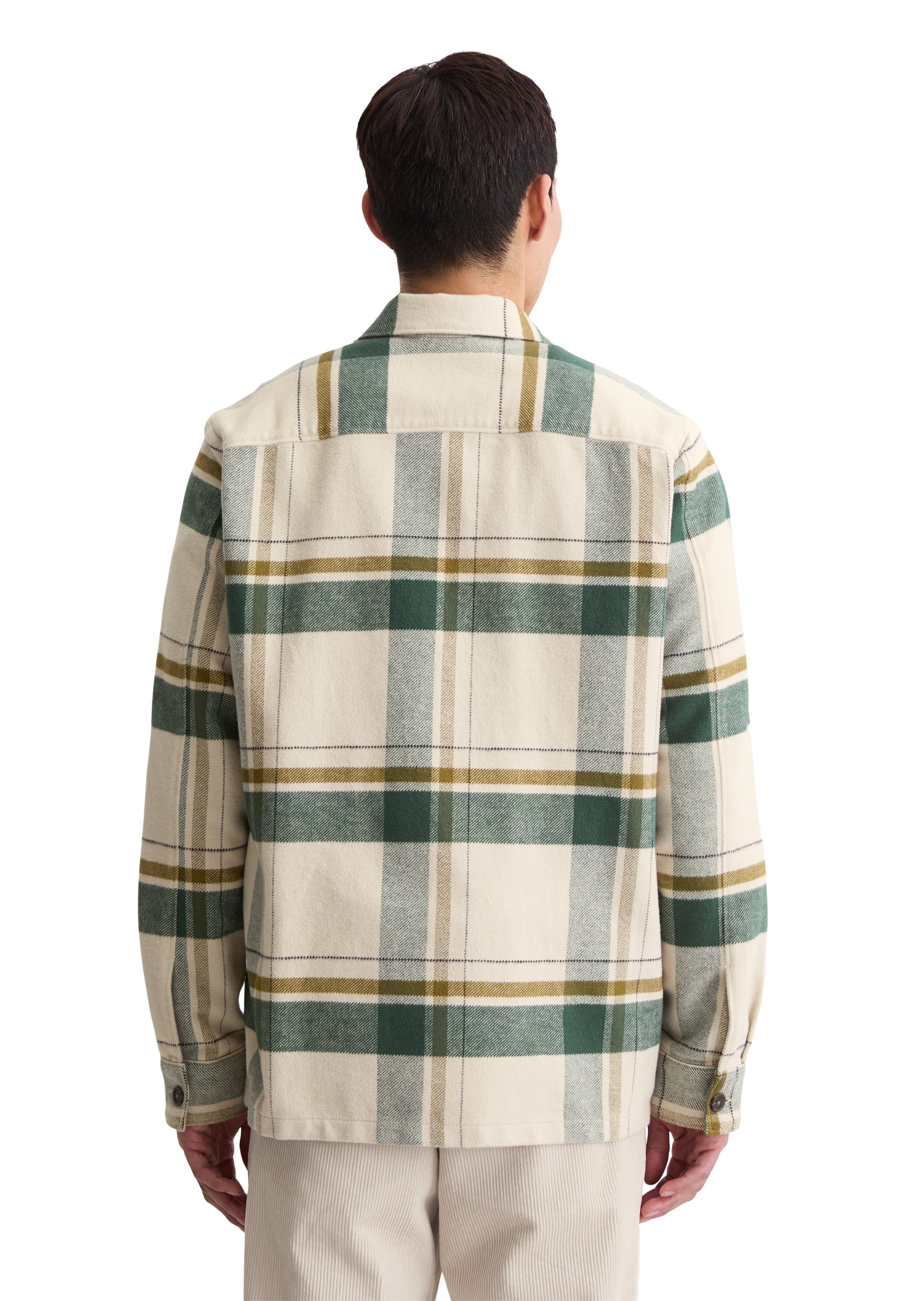 Marc O'Polo Kurzjacke »aus weichem Bio-Baumwoll-Flanell« ohne Kapuze