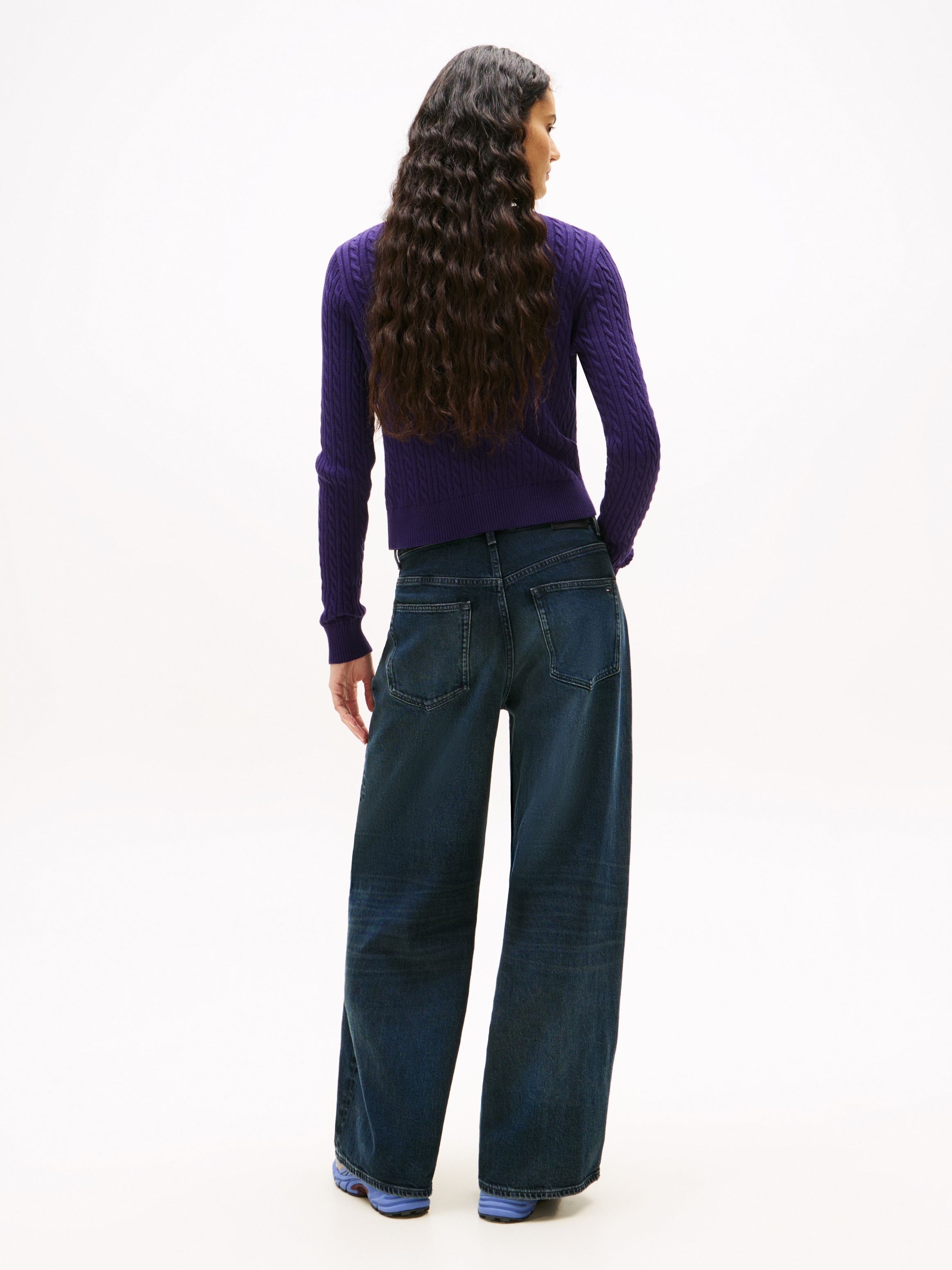 Tommy Jeans Strickpullover »TJW CABLE ESSENTIAL SWEATER« mit Zopfmuster