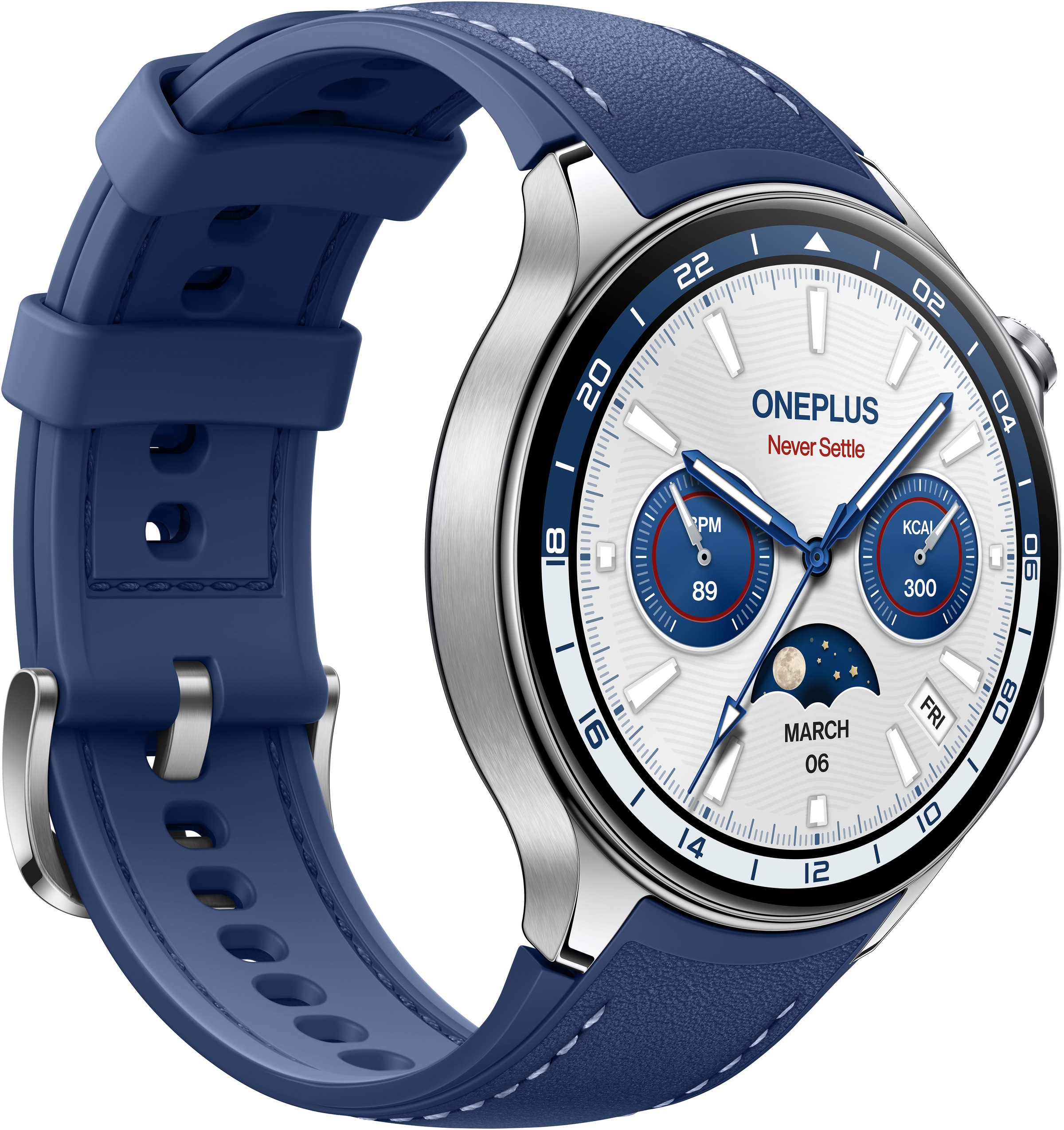 OnePlus Smartwatch »Watch 2 Nordic Blue Edition«(/ 1,43 ″)