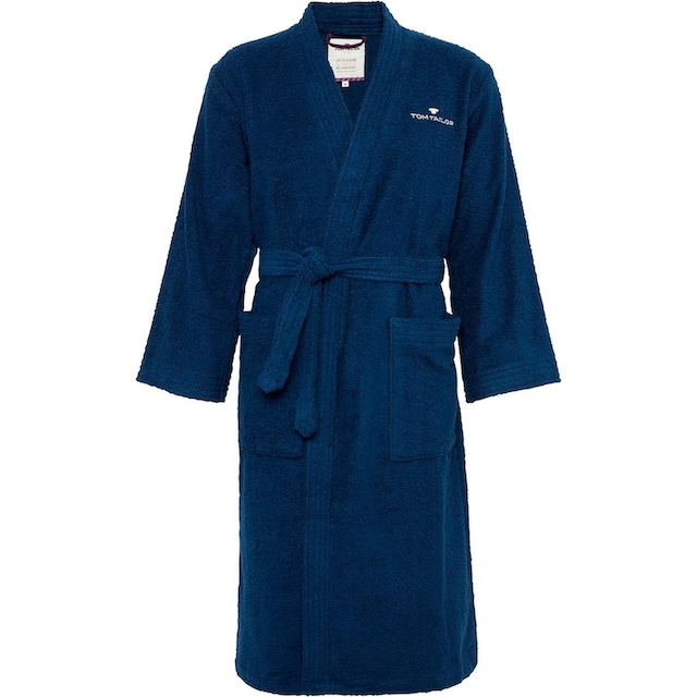 TOM TAILOR HOME Unisex-Bademantel »Kimono«, (1 St.), für Damen & Herren,  mit Logostickerei | BAUR