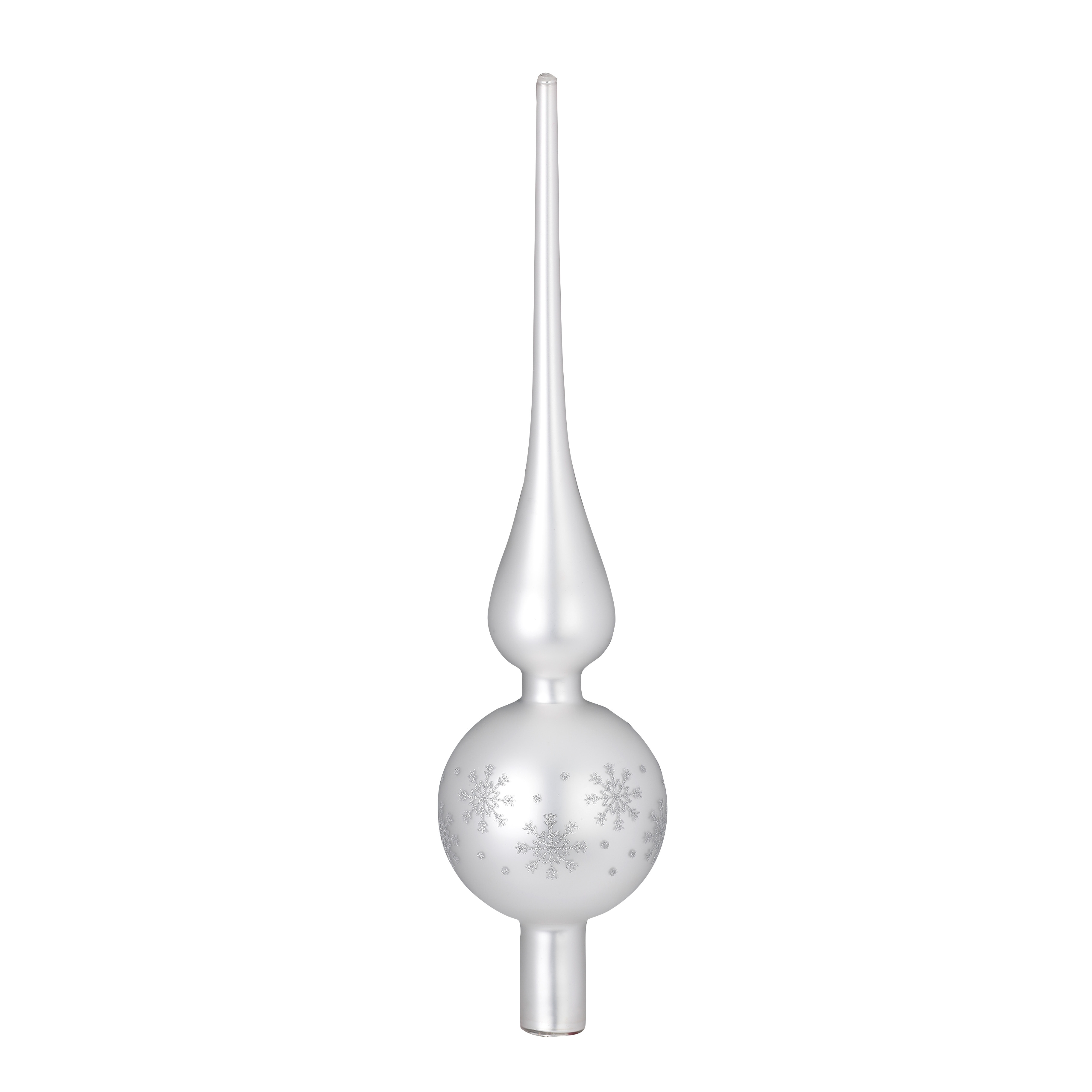 MAGIC by Inge Weihnachtsbaumkugel aus Glas, 44 Kugeln 4-6 cm, 1 Spitze, mit 50 Aufhängern
