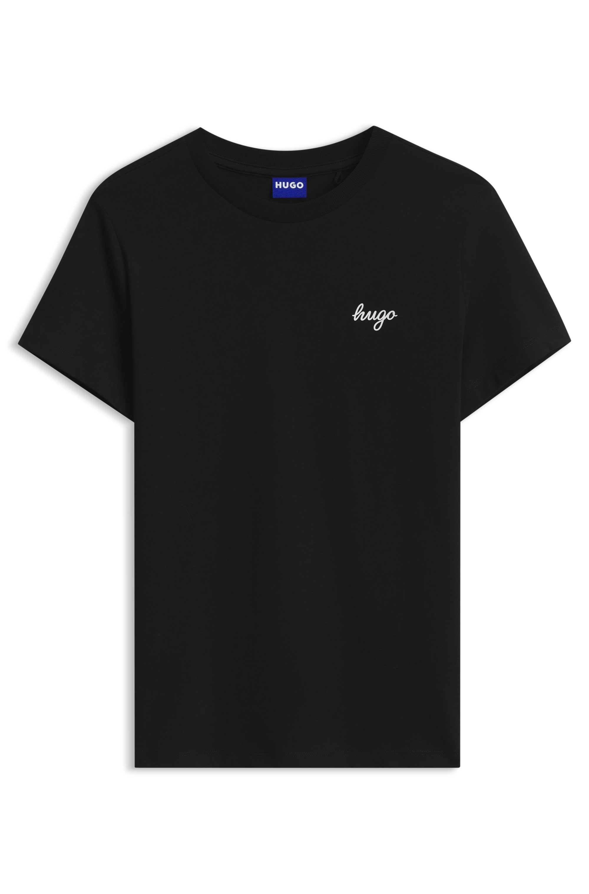 HUGO T-Shirt »Damatee« mit Logoschriftzug, reine Baumwolle